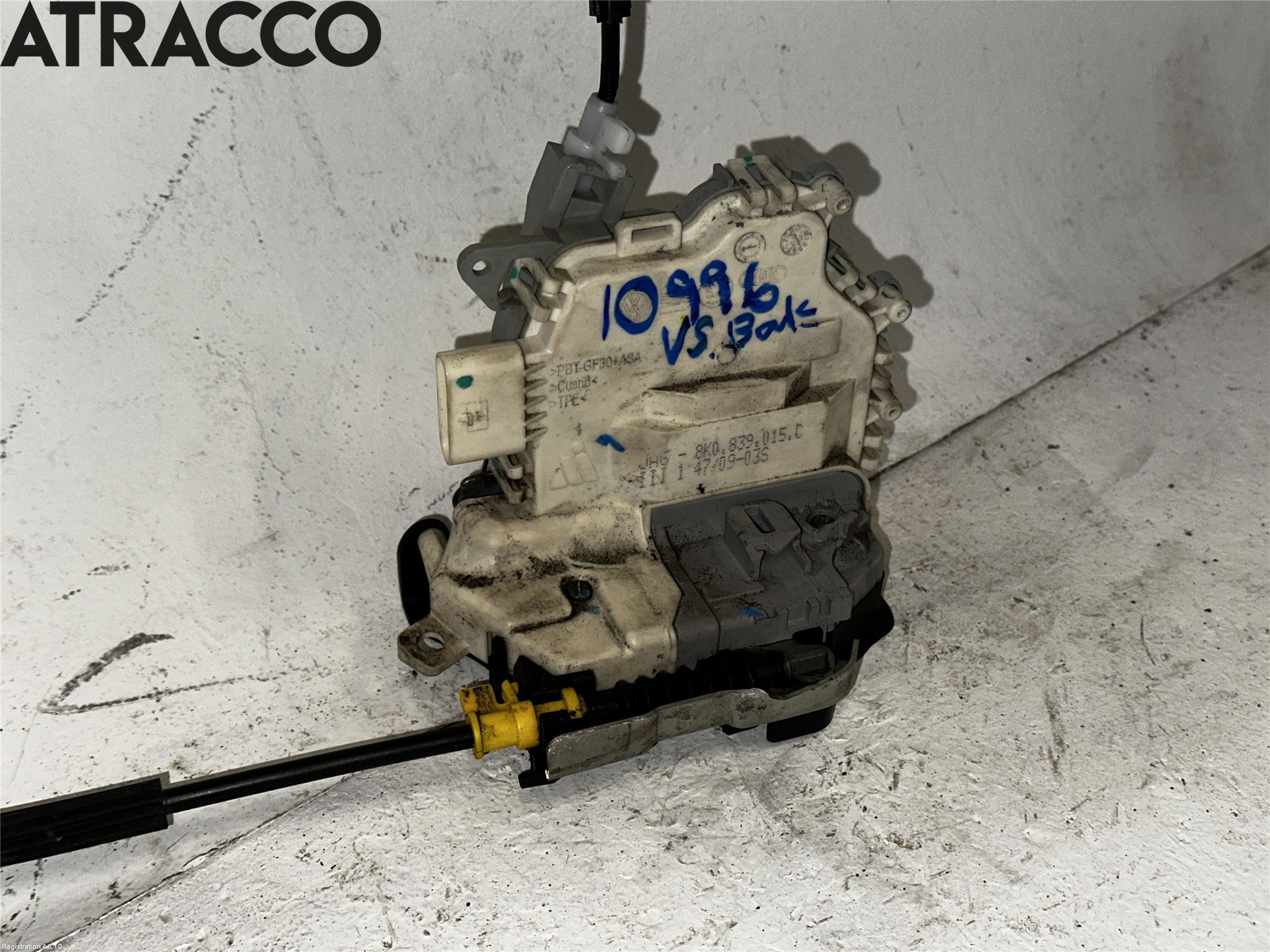 Audi A4/S4 08-11 Dørlås - Låsekasse