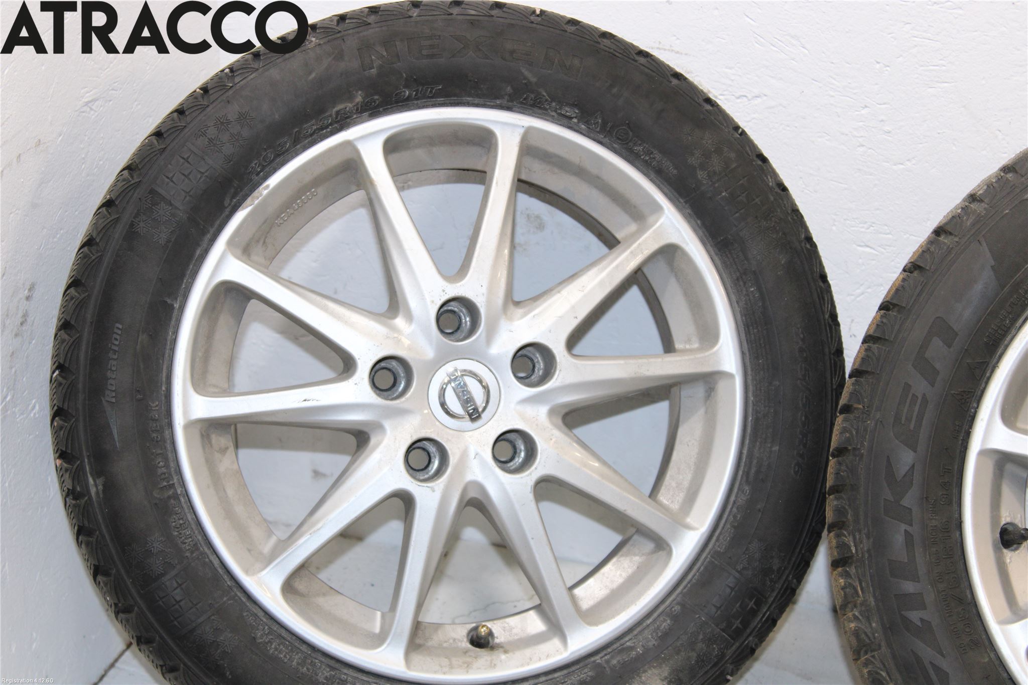 Nissan LEAF 18- Dekk Vinter På Alu Felg 4Stk