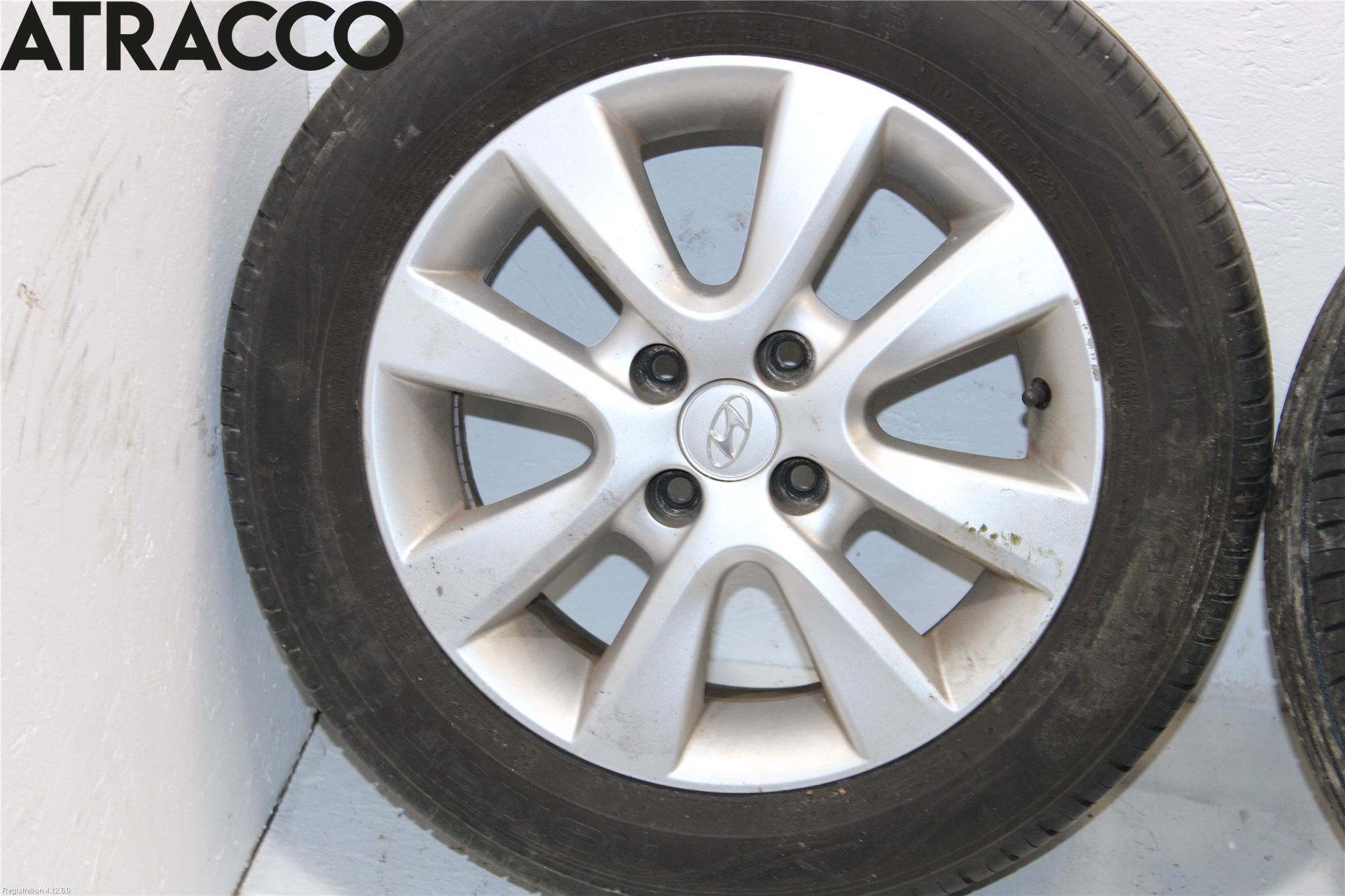 Hyundai i20 PB 09-14 Dekk Sommer På Alu Felg 4Stk