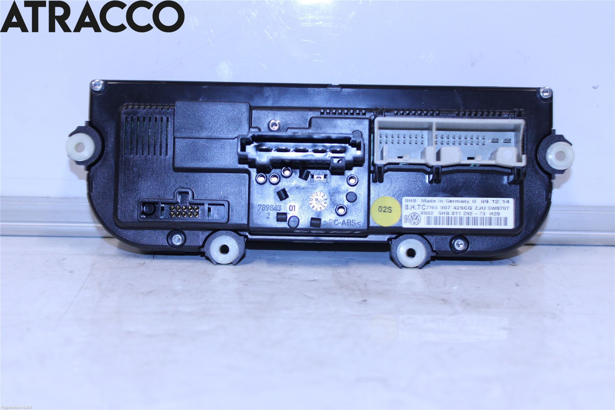 Volkswagen VW CADDY 11-15 Varme Ac Betjening-Display