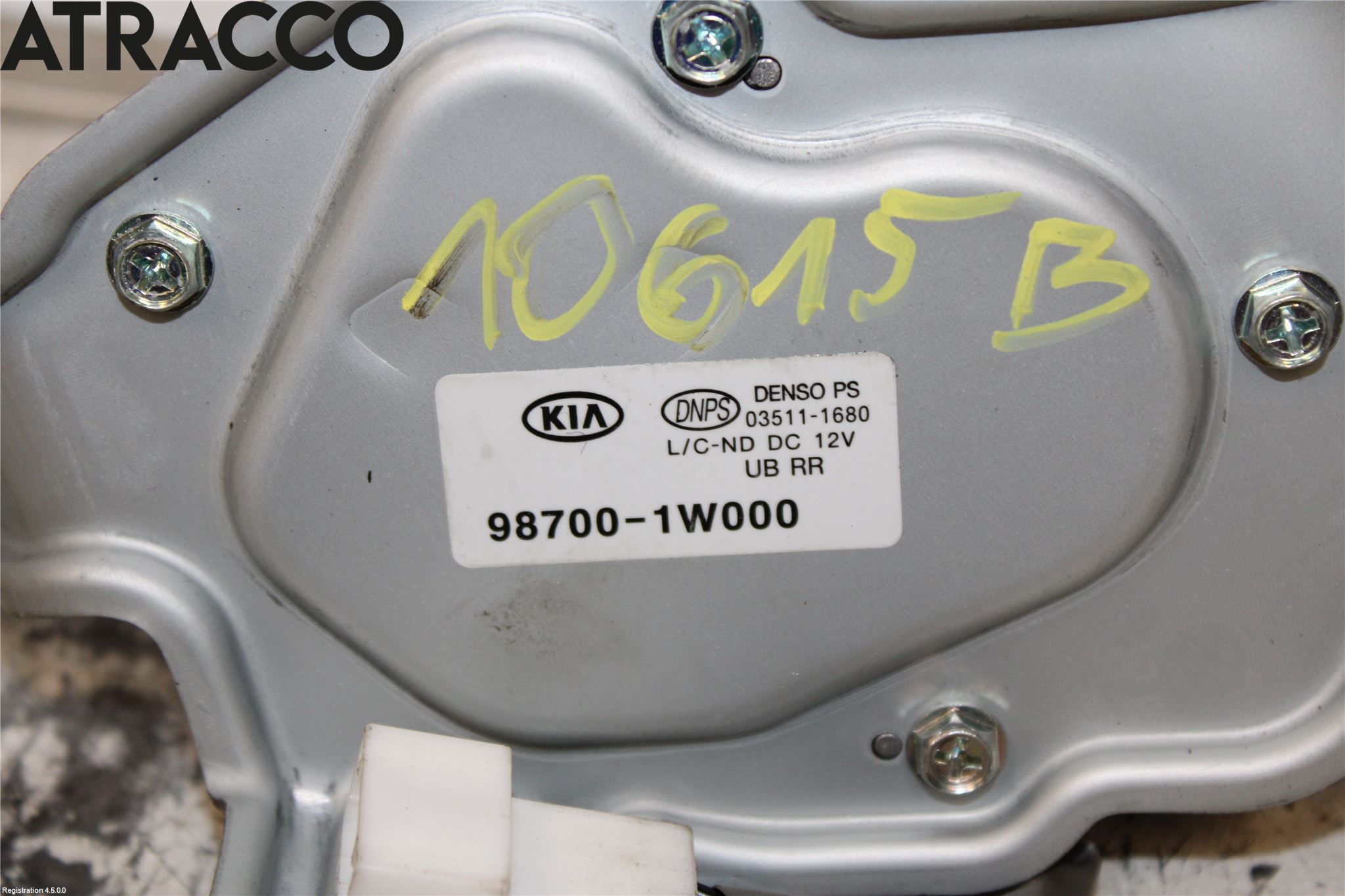 Kia RIO 12-16 Viskermotor Bakluke