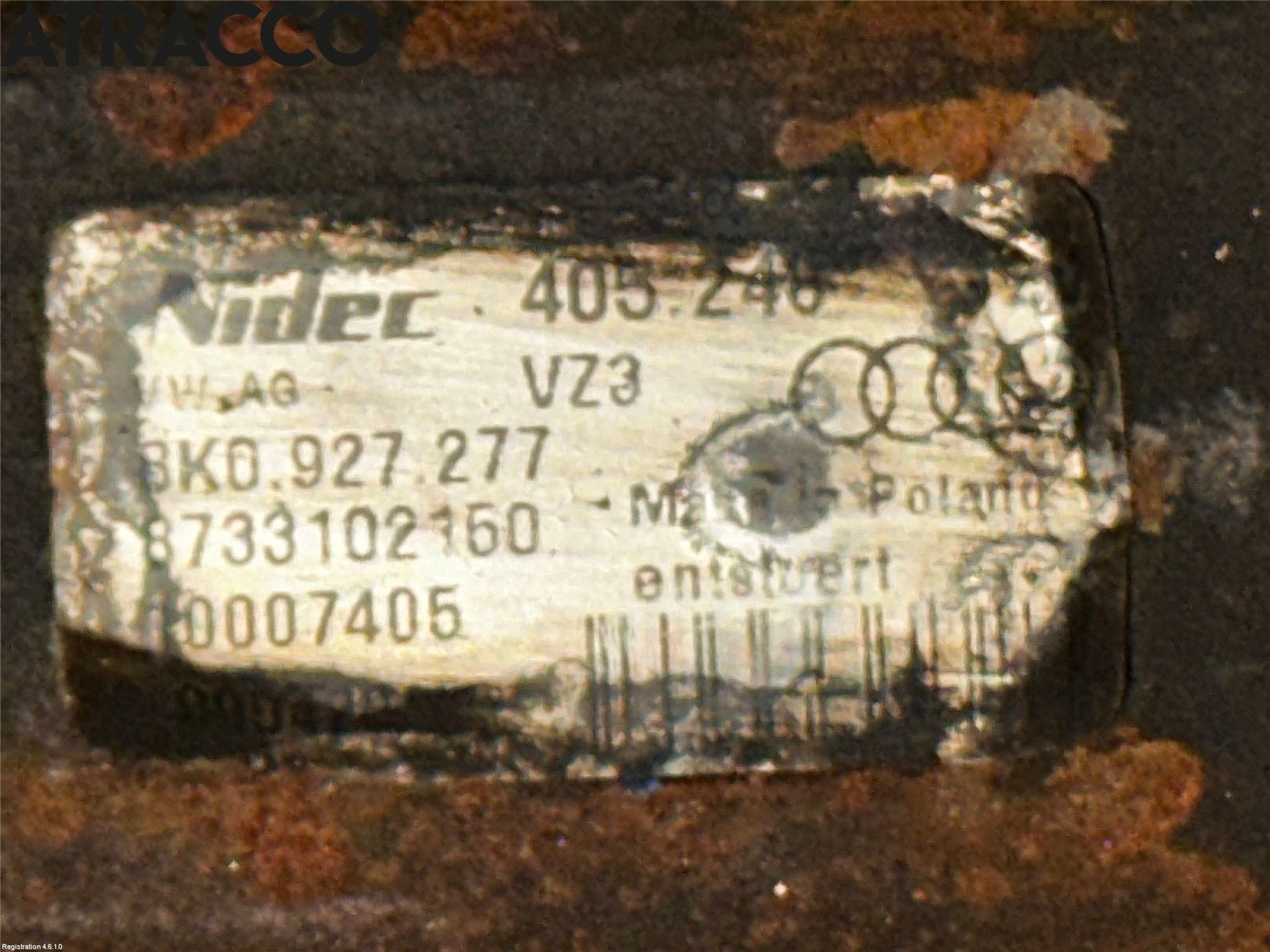 Audi A4/S4 08-11 Bakaksel Kardang Bak -Diff