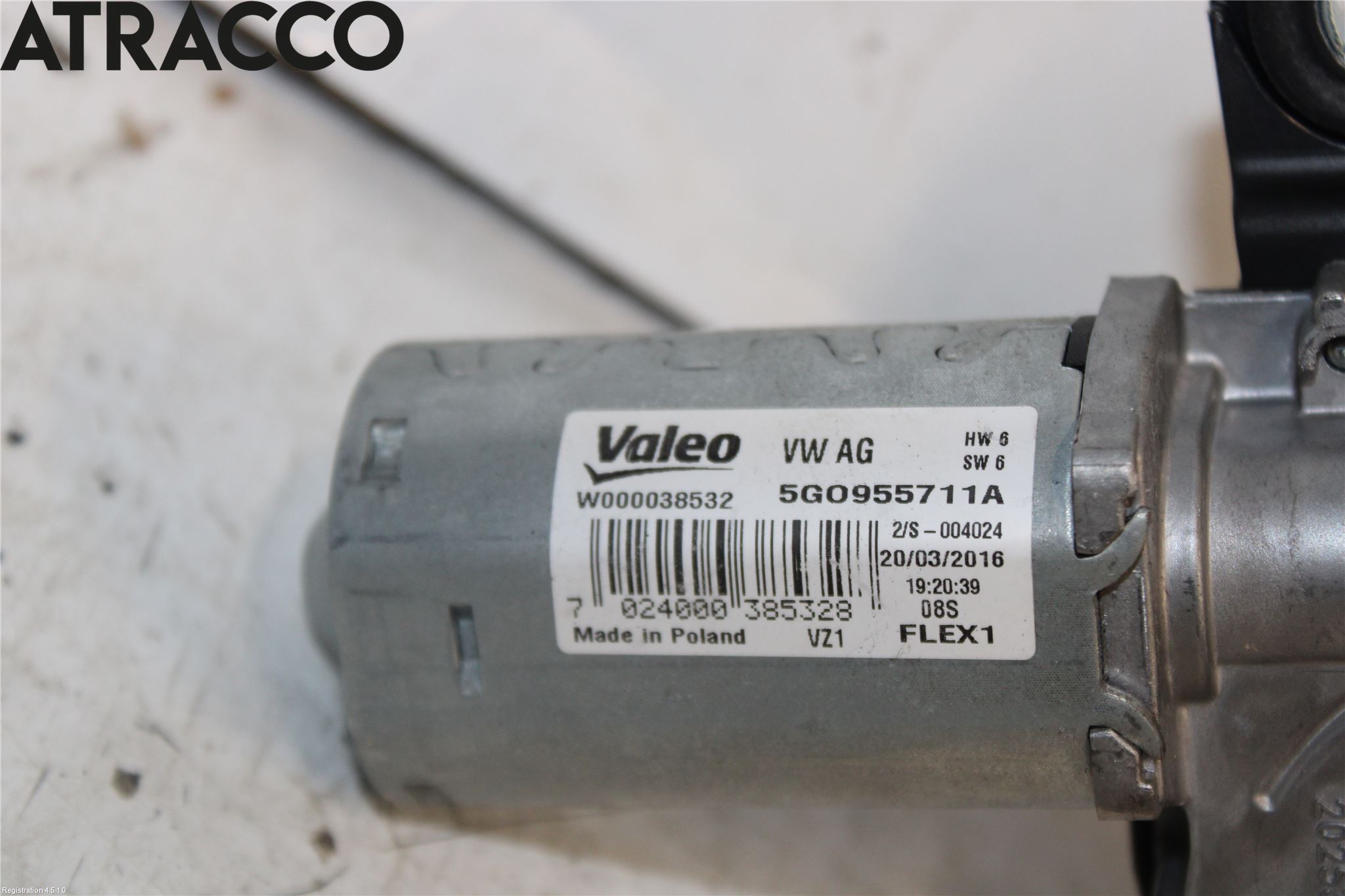 Volkswagen VW GOLF PLUS/CROSS GOLF 04-14 Viskermotor Bakluke