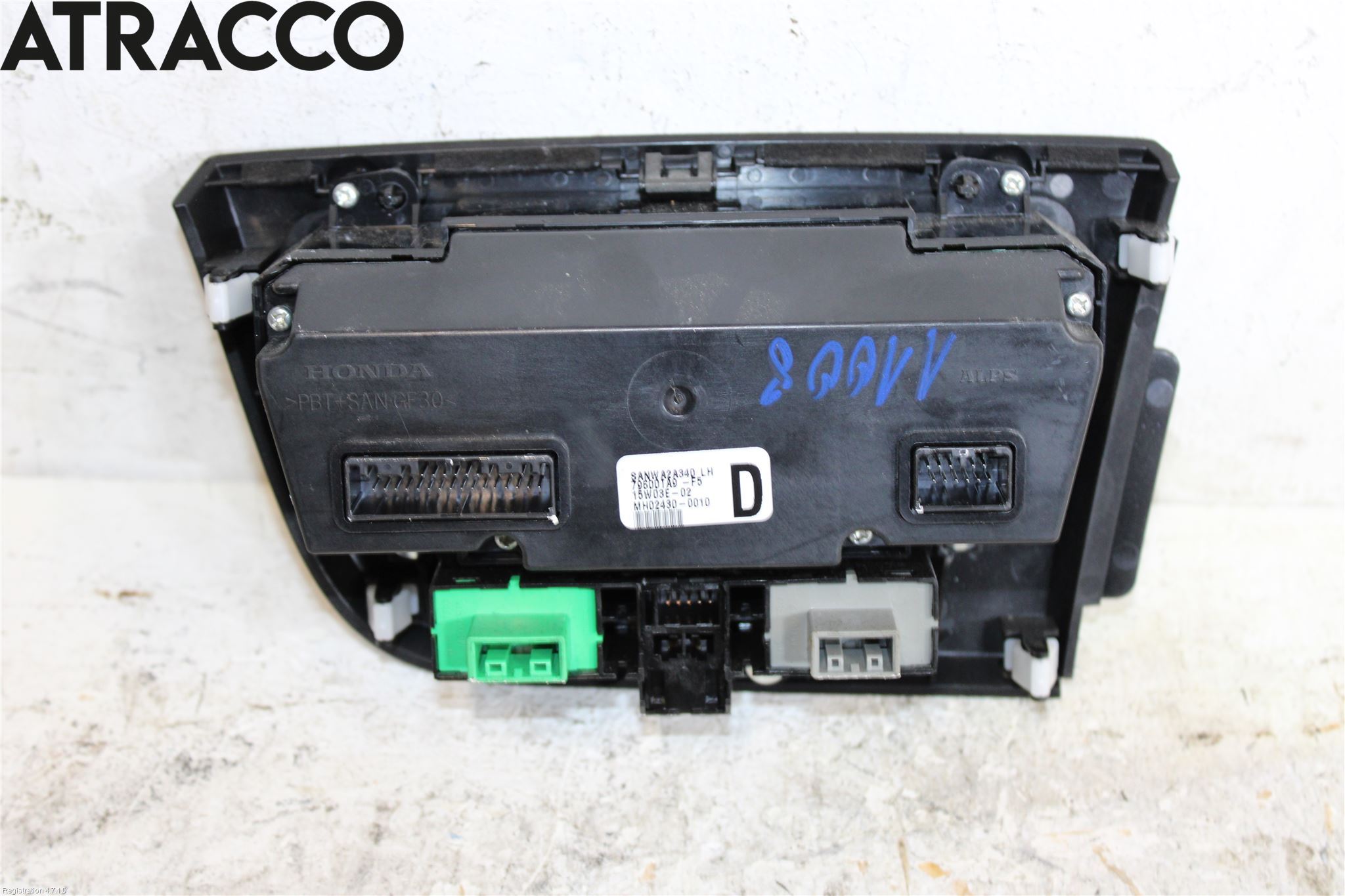 Honda CIVIC 12-16 Varme Ac Betjening-Display