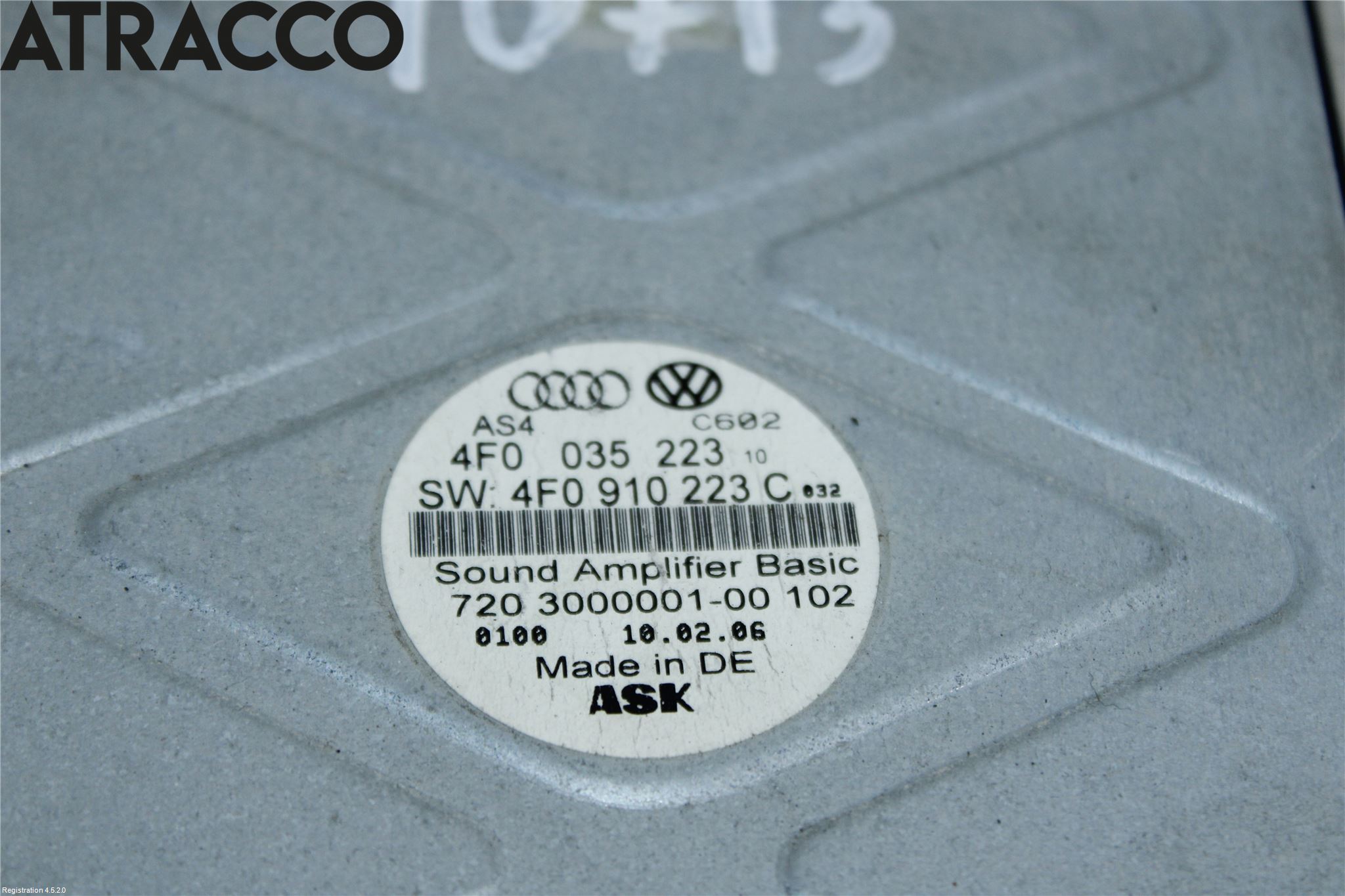 Audi A6/S6     05-11 Stereo Forsterker