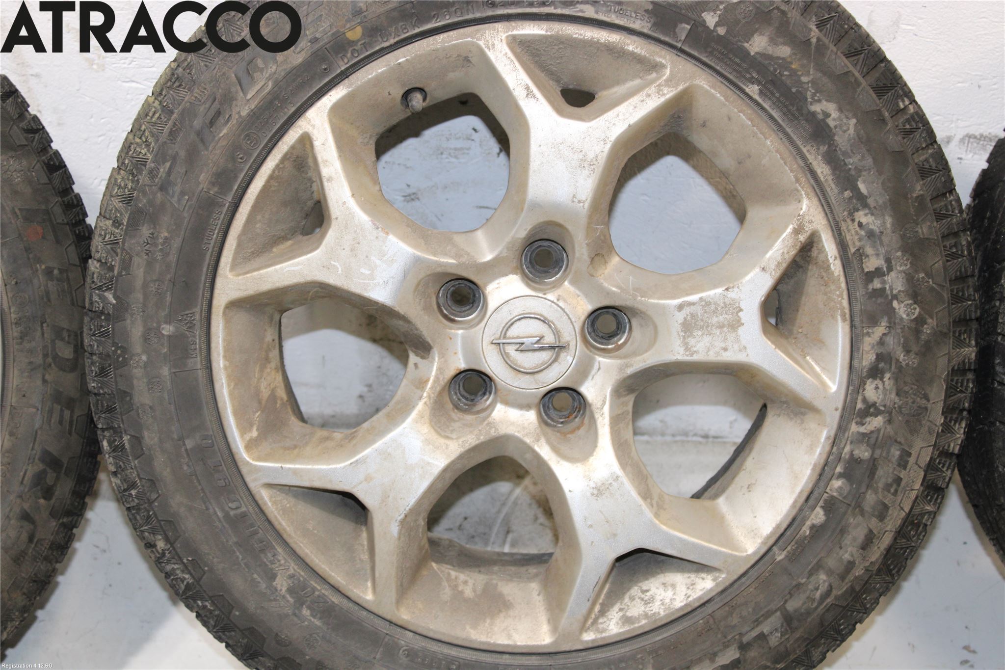 Opel ASTRA H 04-12 Dekk Vinter På Alu Felg 4Stk