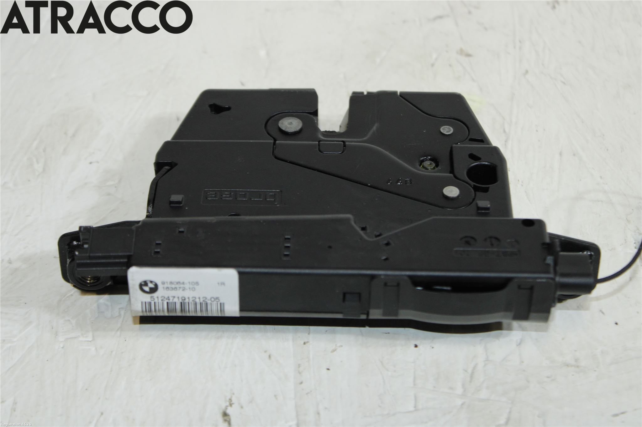 BMW 3 F30/F31/F80 12-19 Bakluke-Lokk Låsekasse
