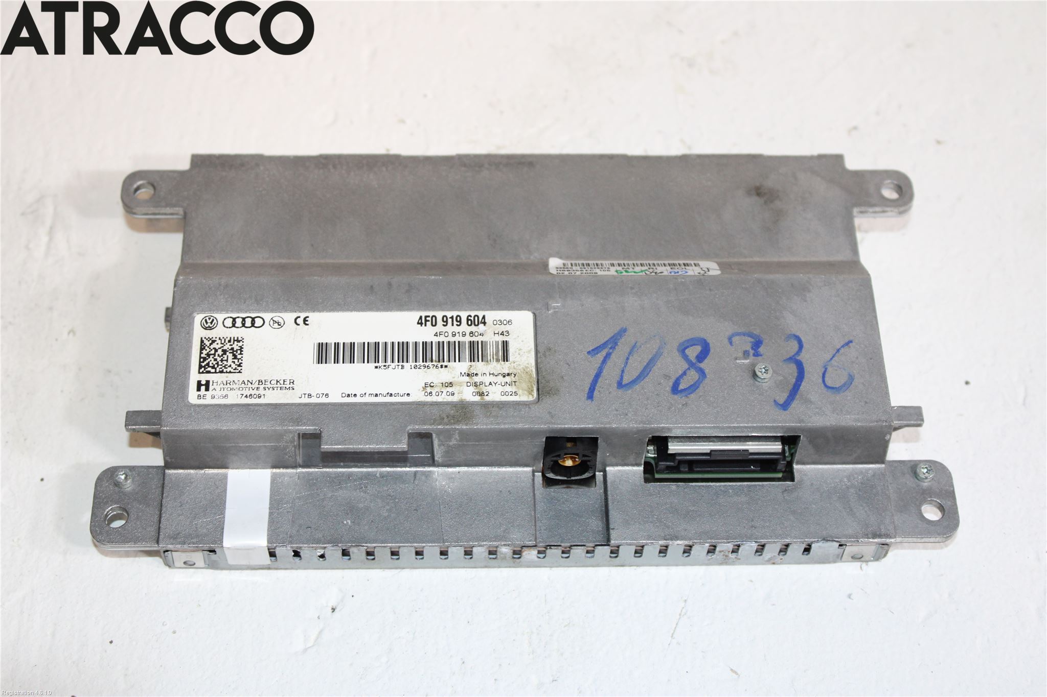 Audi Q5 09-16 Multifunktionsdisplay