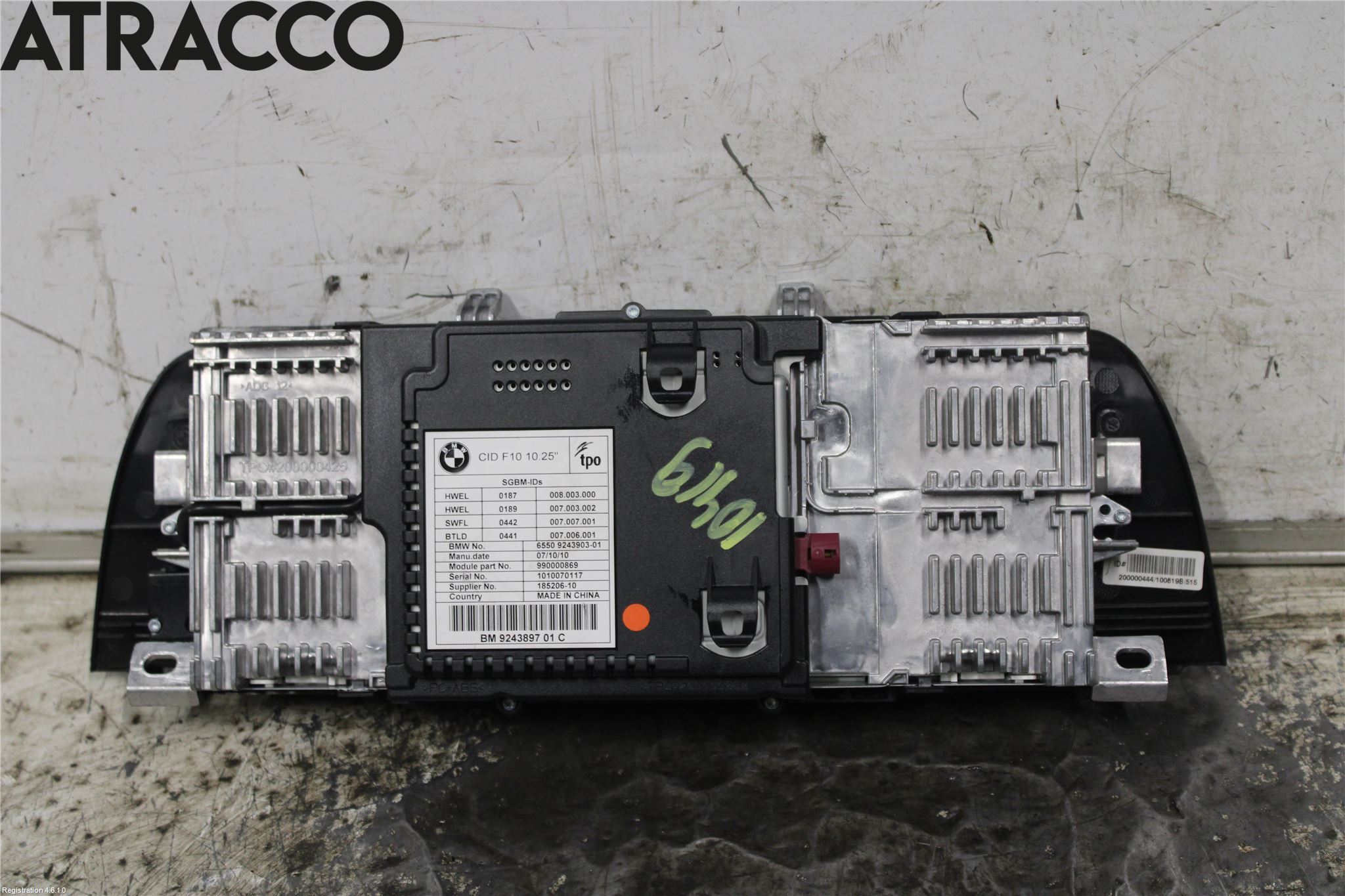 BMW 5 F10/F11/F18 09-17 Multifunktionsdisplay