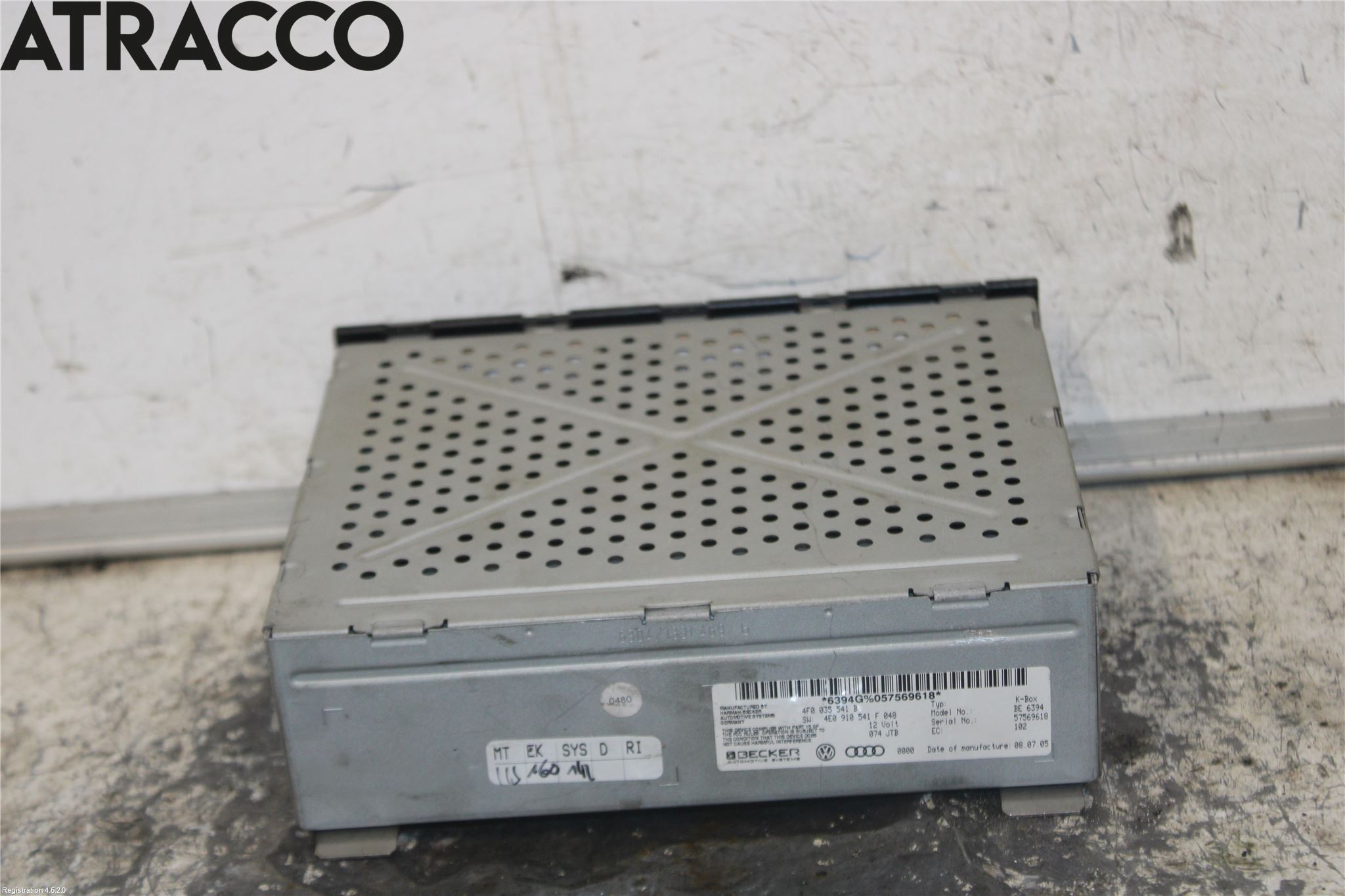Audi A6/S6     05-11 Stereo Radio