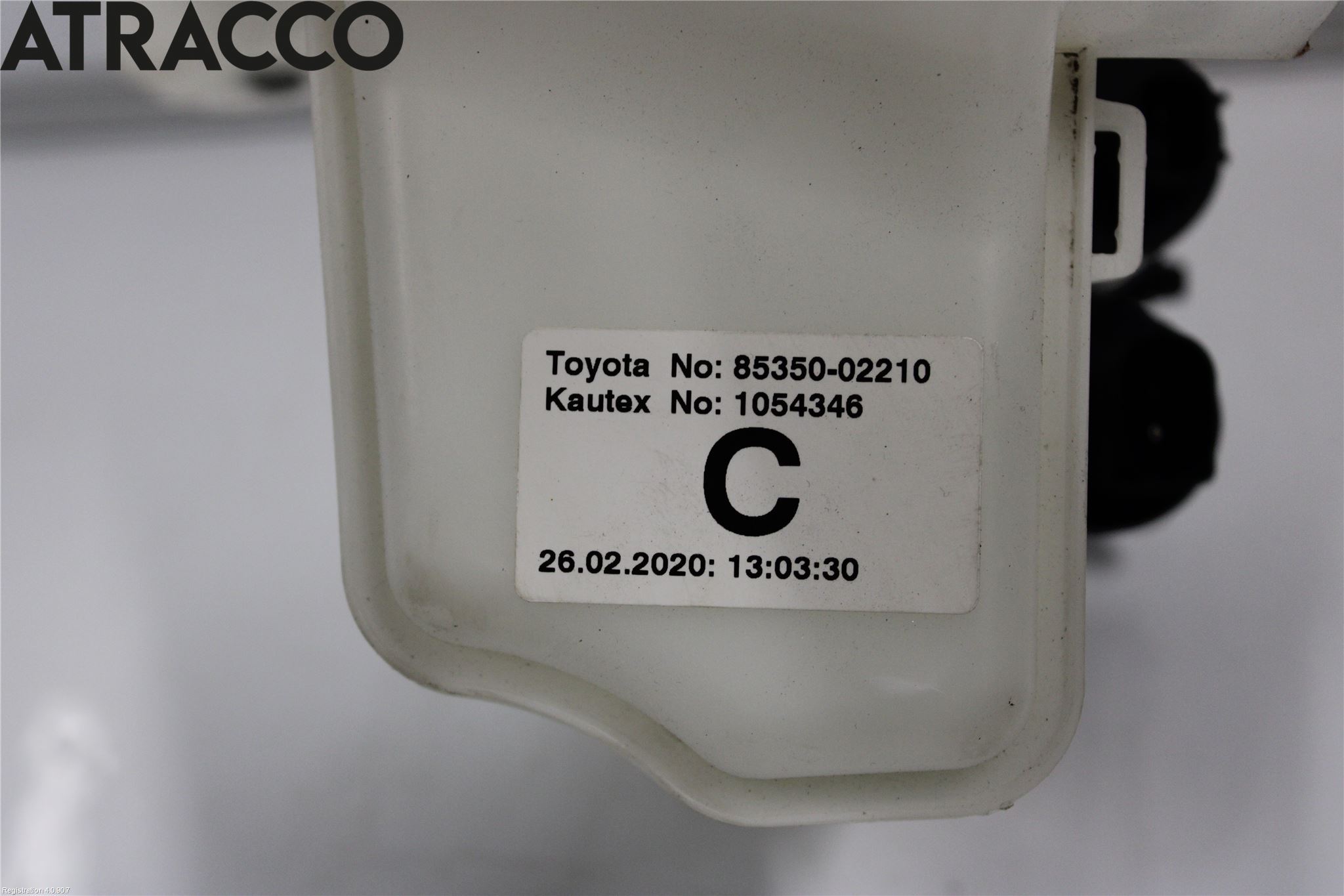 Toyota COROLLA 19- Spylerbeholder Frontrute