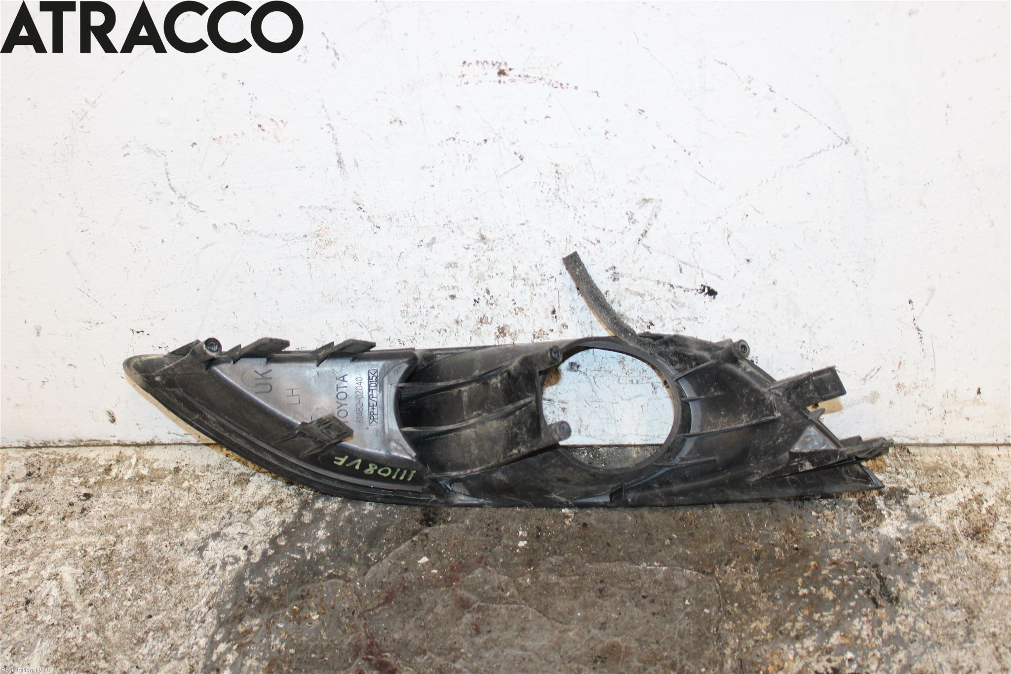 Toyota AURIS 10-12 Frontlykt Kurve-Tåkelys Ramme