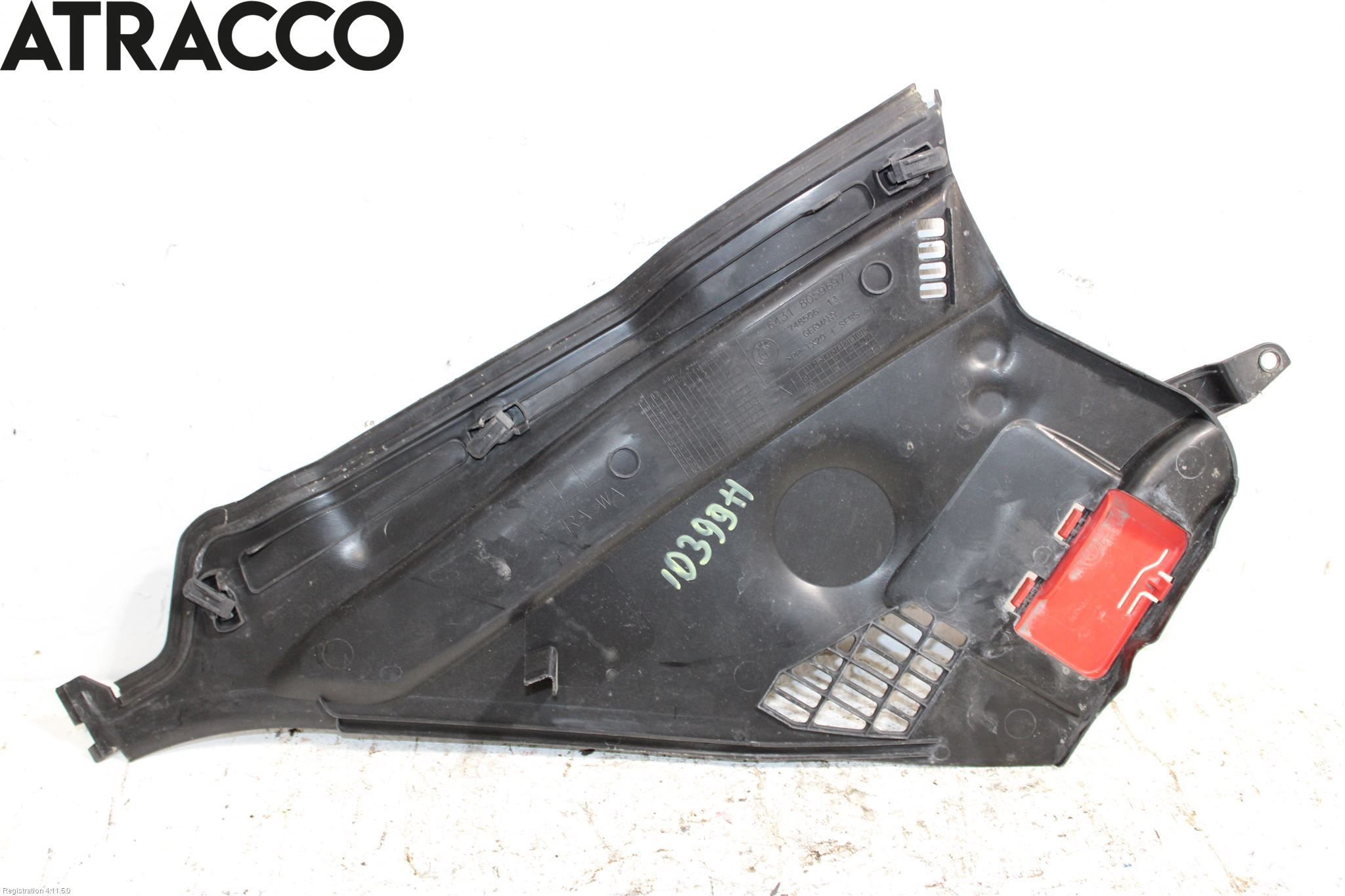 BMW 3 F30/F31/F80 12-19 Visker Deksel-Grill-Under Frr
