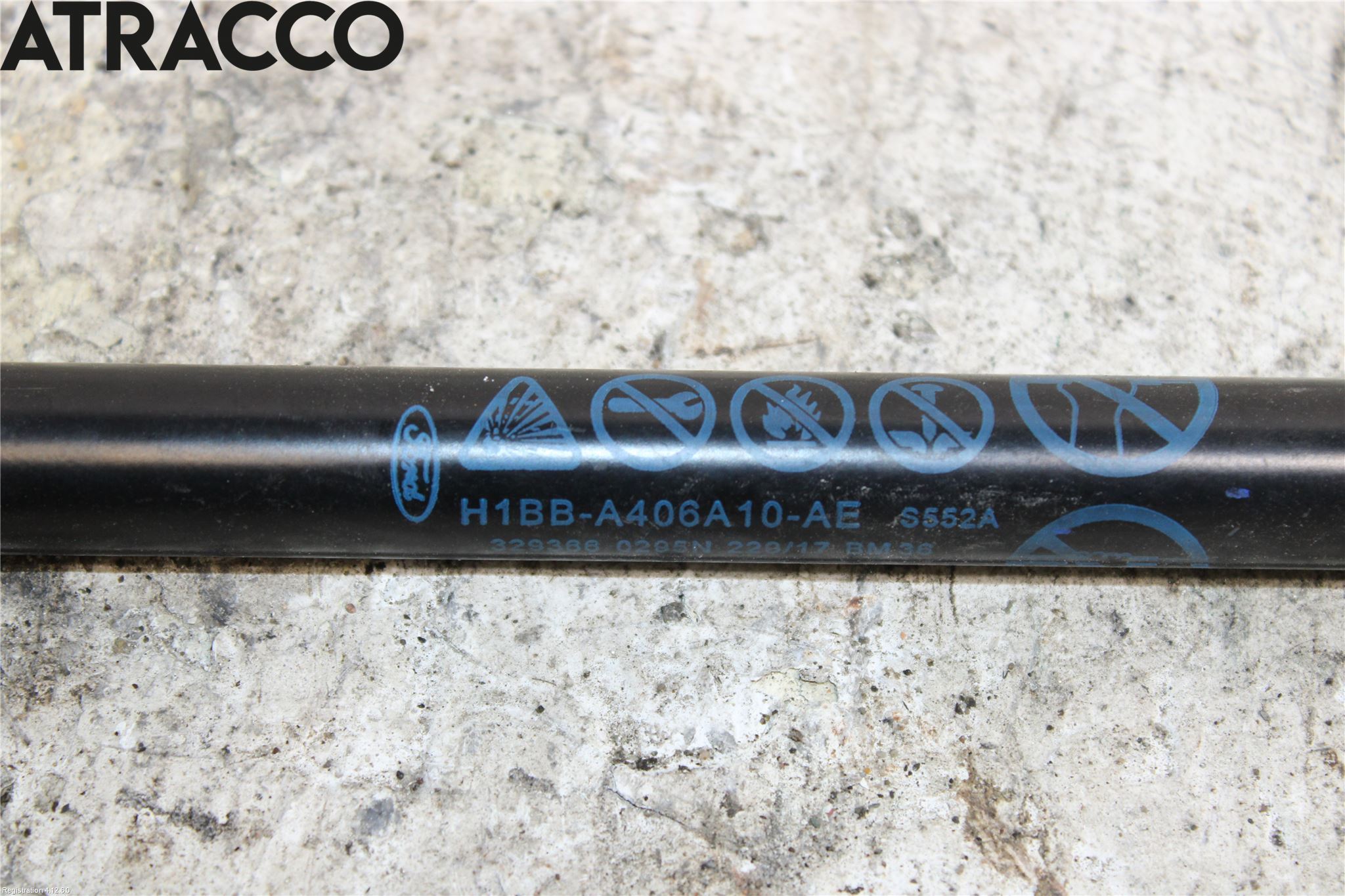 Ford FIESTA (VII) 18-23 Bakluke Demper-Gassfjær