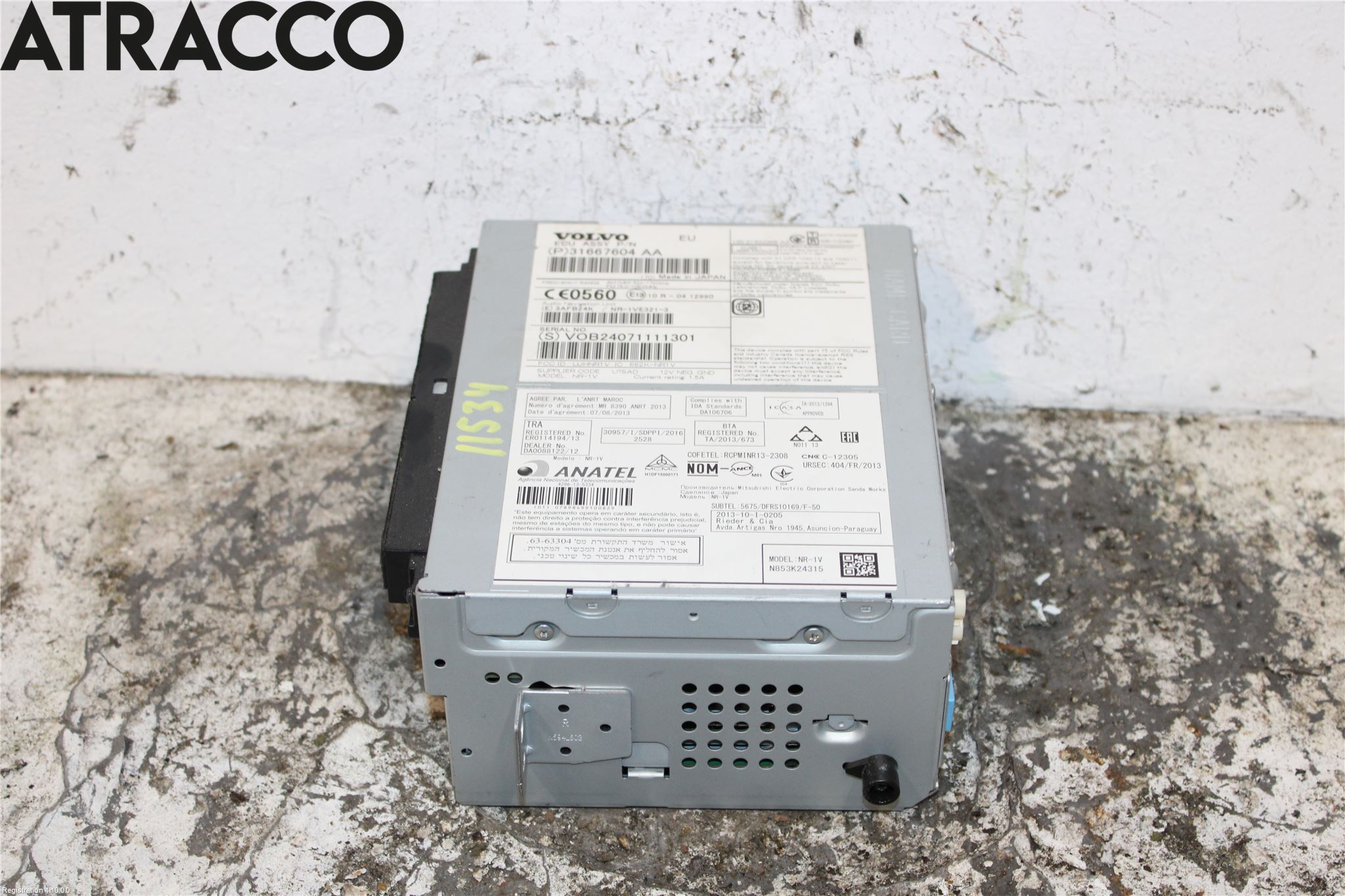 Volvo V60 14-18 Stereo Radio Med Cd