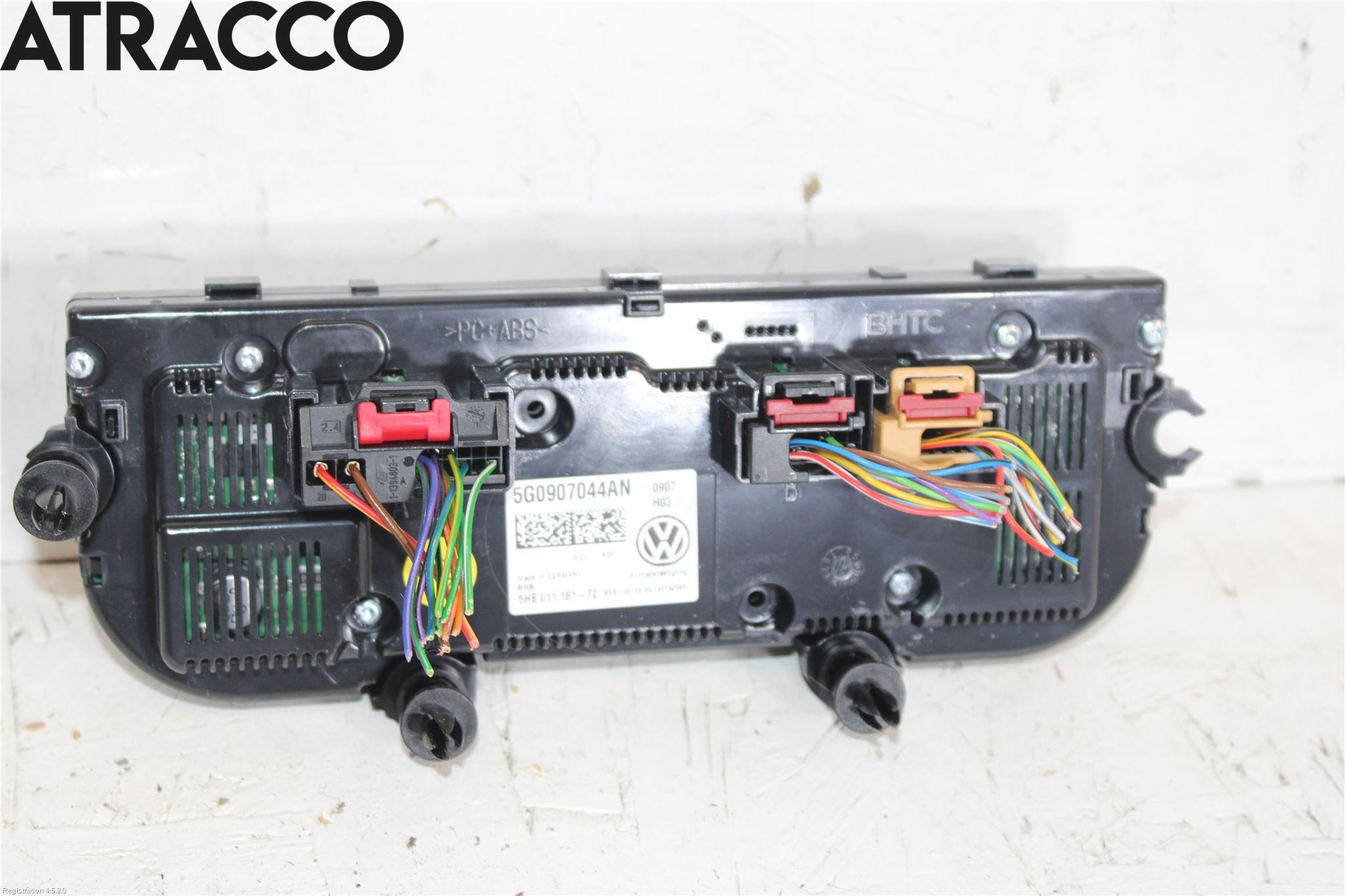 Volkswagen VW GOLF / E-GOLF VII 13-20 Varme Ac Betjening-Display