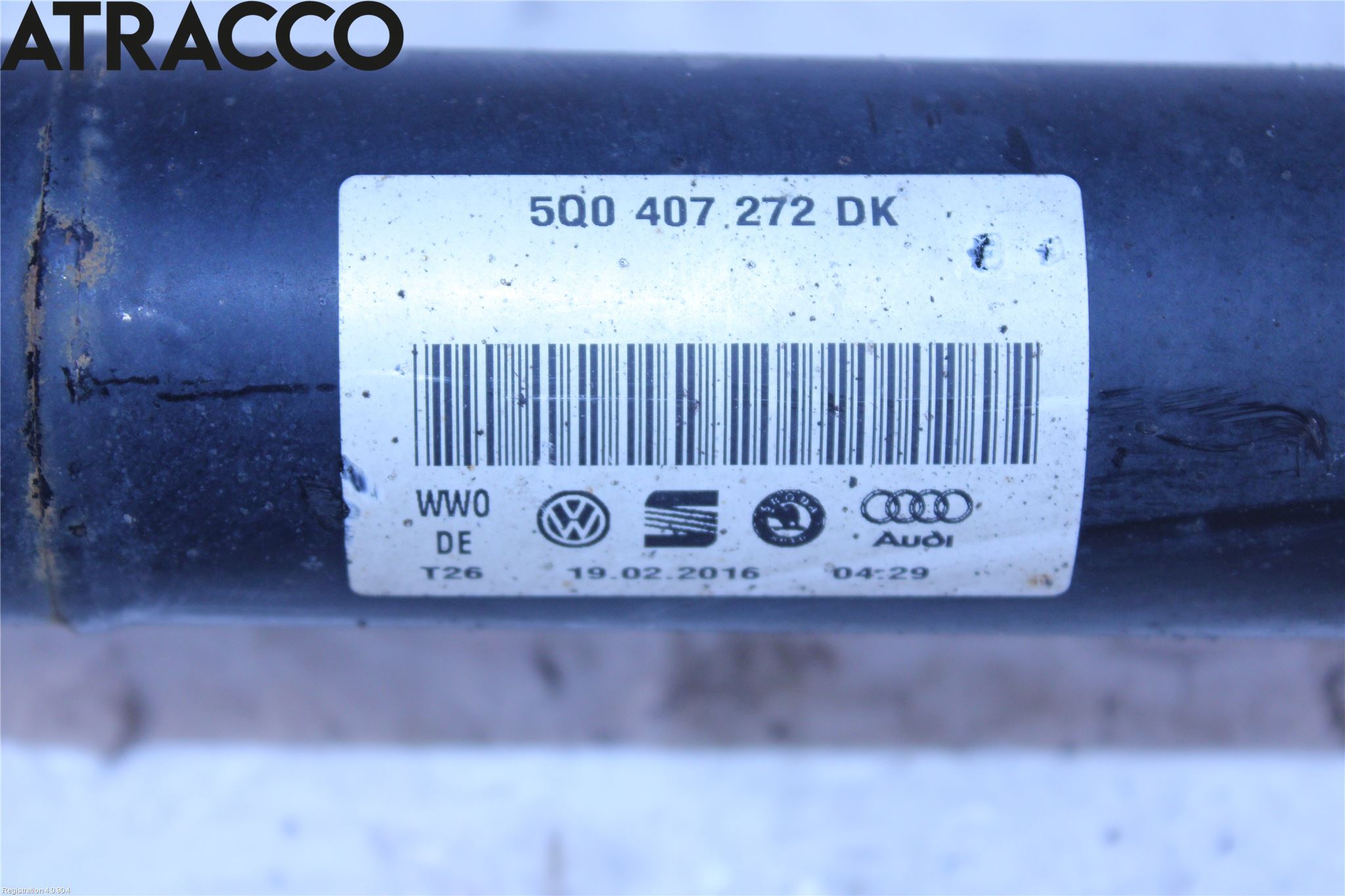 Volkswagen VW GOLF / E-GOLF VII 13-20 Drivaksel Foran Kompl Høyre