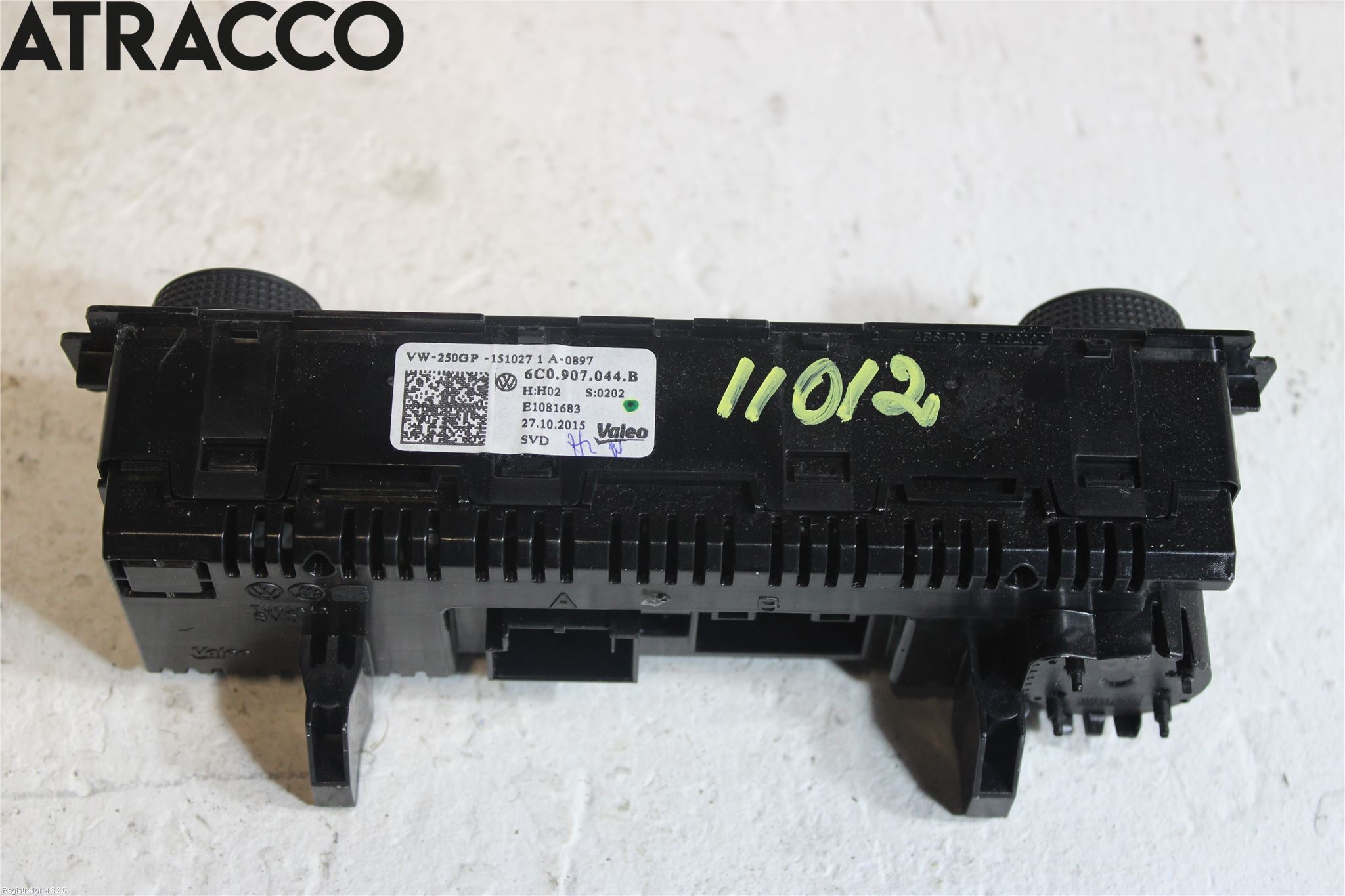 Volkswagen VW POLO 10-17 Varme Ac Betjening-Display