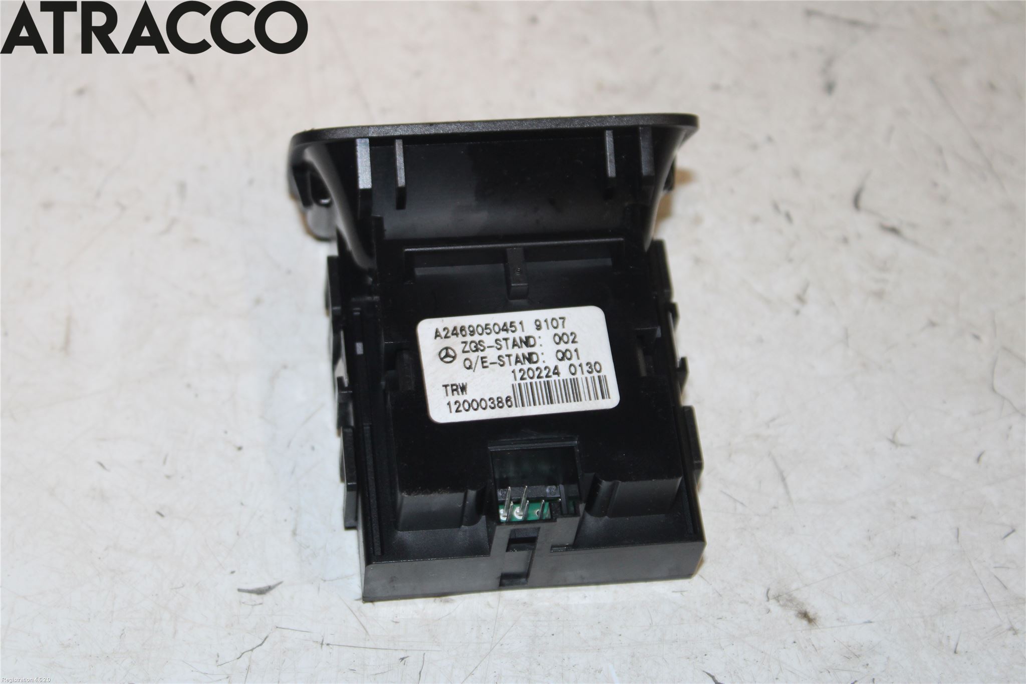 Mercedes-Benz MB B-KLASS (W246/W242) 12-19 Bryter Parkeringsbrems