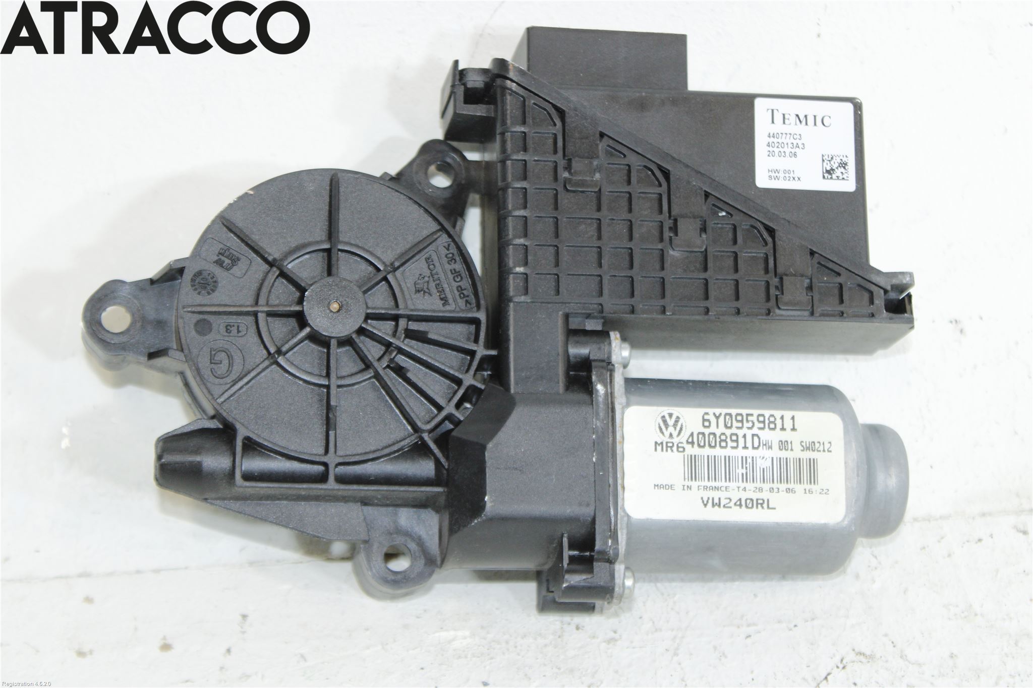 Volkswagen VW POLO 05-09 Viskermotor Bakluke