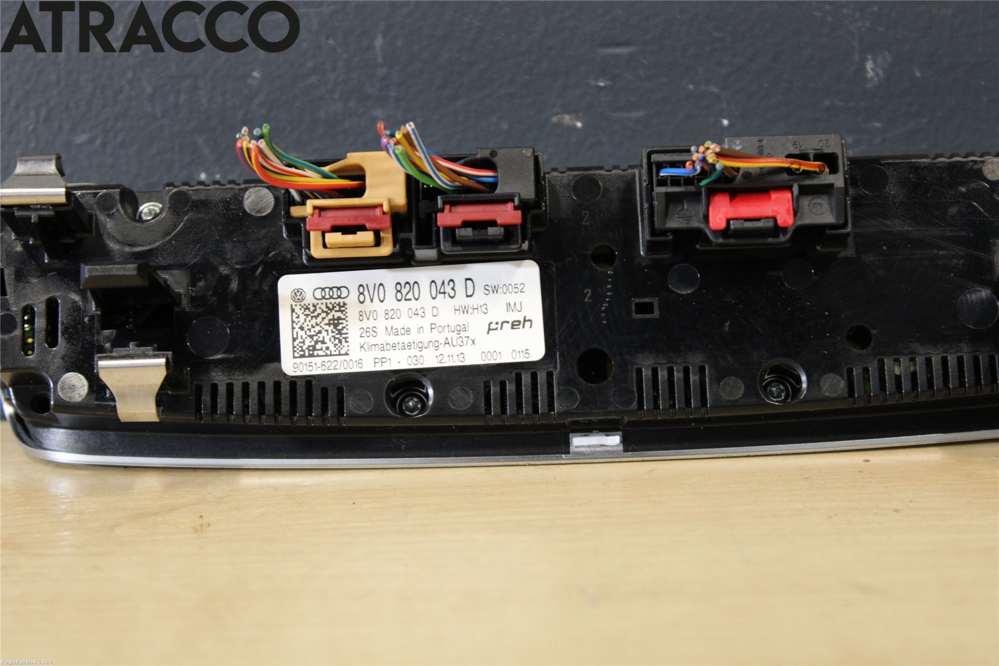 Audi A3/S3 05-13 Varmeapparat Panel(Regulering)