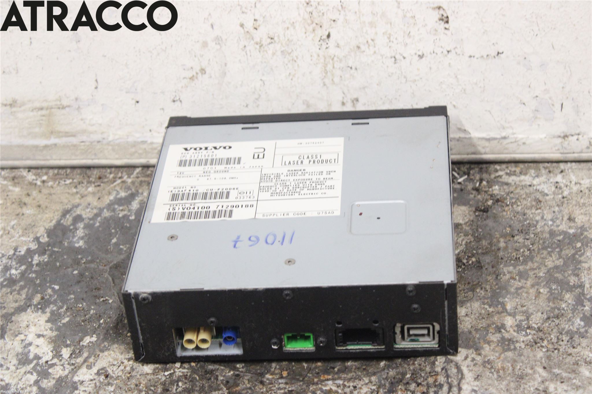 Volvo XC90 07-14 Stereo Radio Øvrig