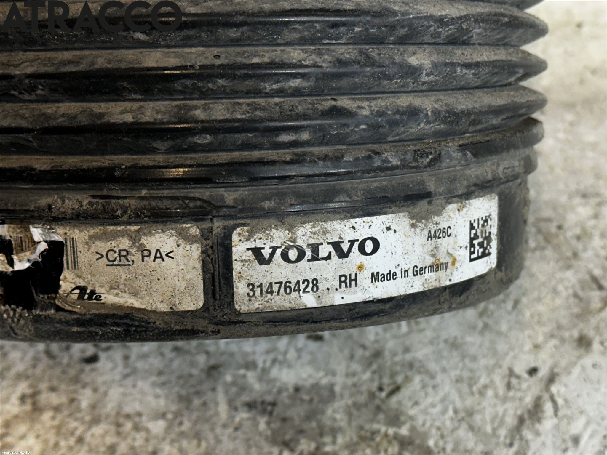 Volvo XC90/RECHARGE 16- Nivåreg Belg - Luftpute