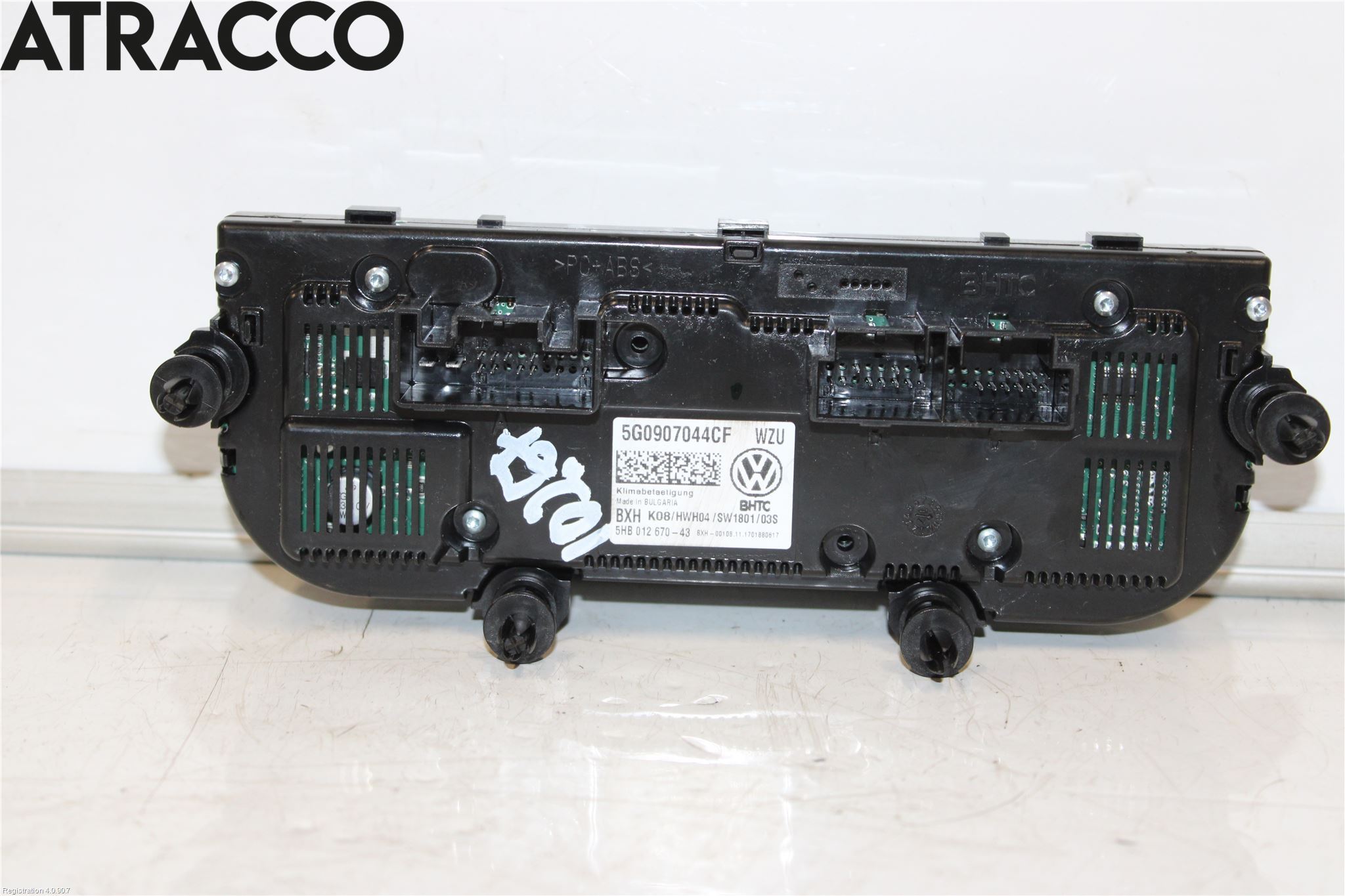 Volkswagen VW GOLF / E-GOLF VII 13-20 Varme Ac Betjening-Display