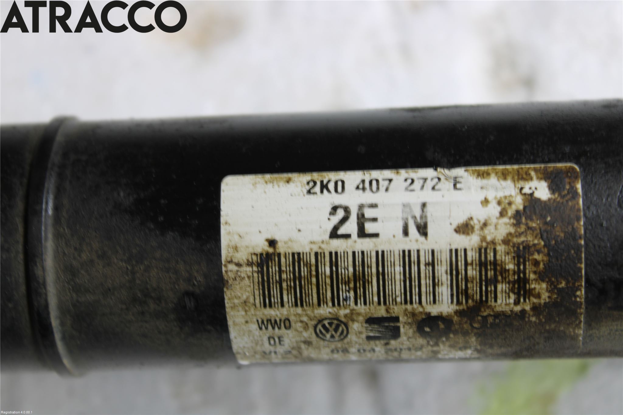 Volkswagen VW CADDY 11-15 Drivaksel Foran Kompl Høyre