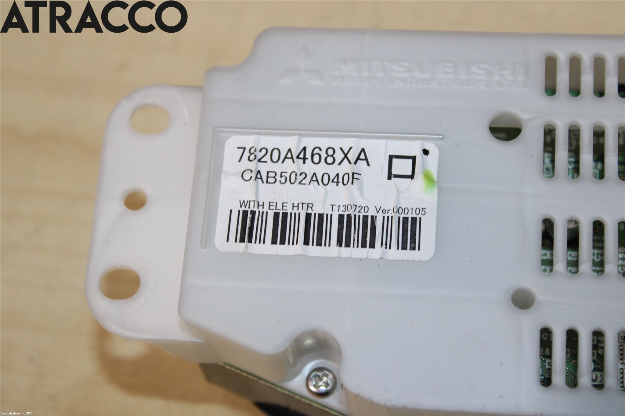 Mitsubishi OUTLANDER 13-21 Varme Ac Betjening-Display