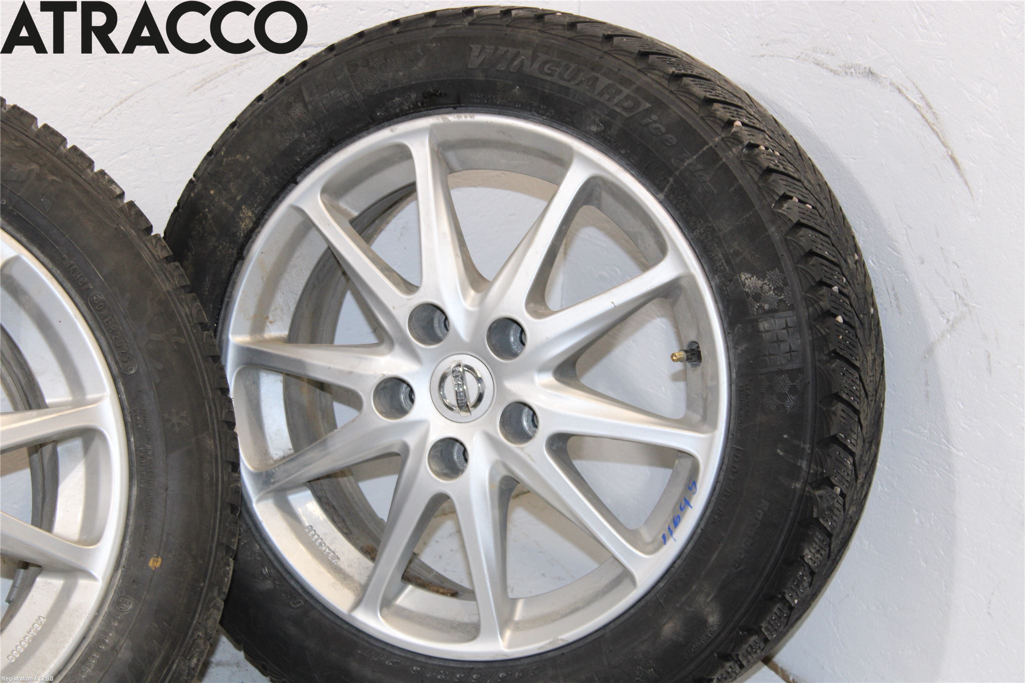 Nissan LEAF 18- Dekk Vinter På Alu Felg 4Stk