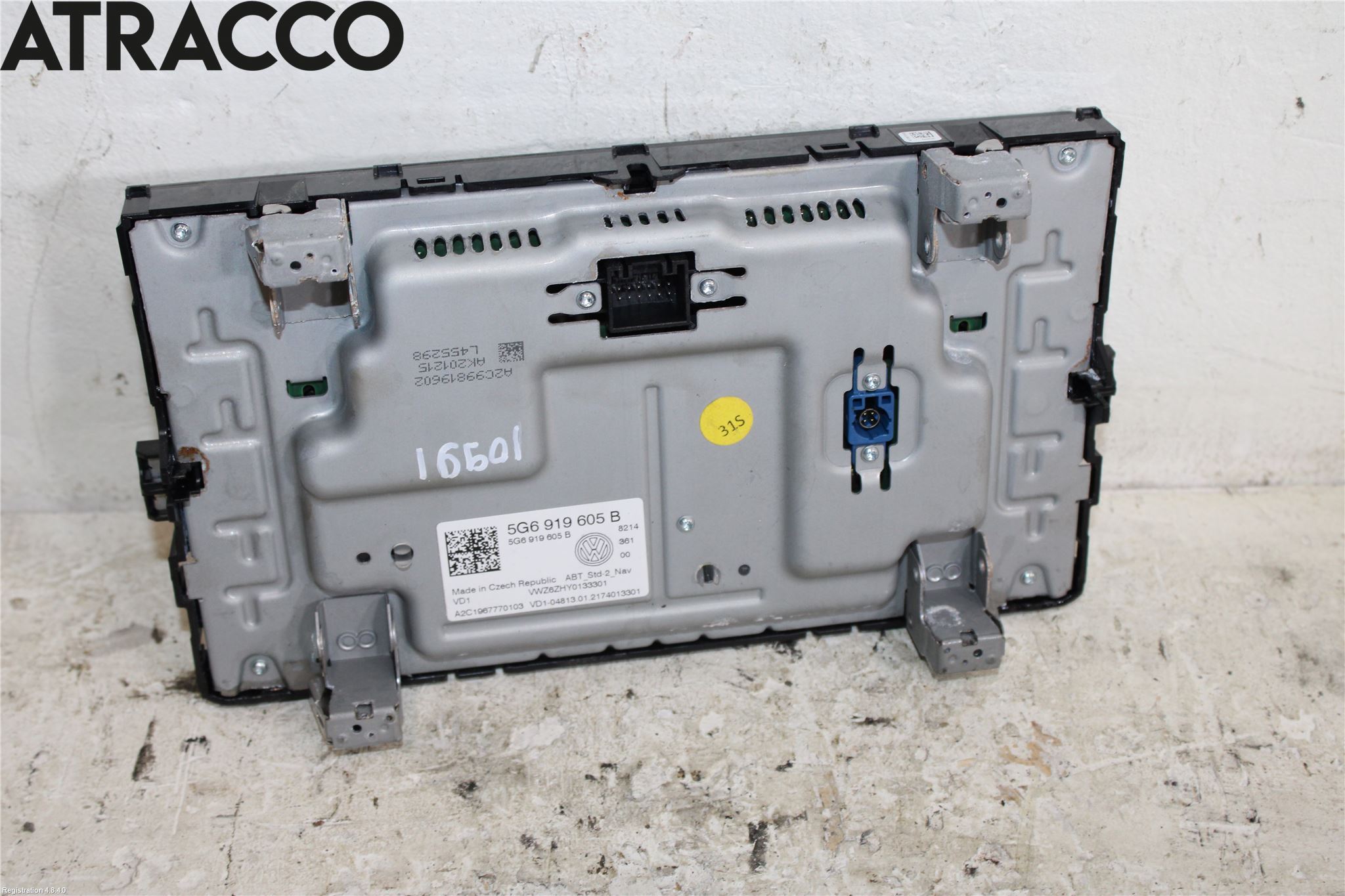 Volkswagen VW CRAFTER II / E-CRAFTER 17- Multifunktionsdisplay