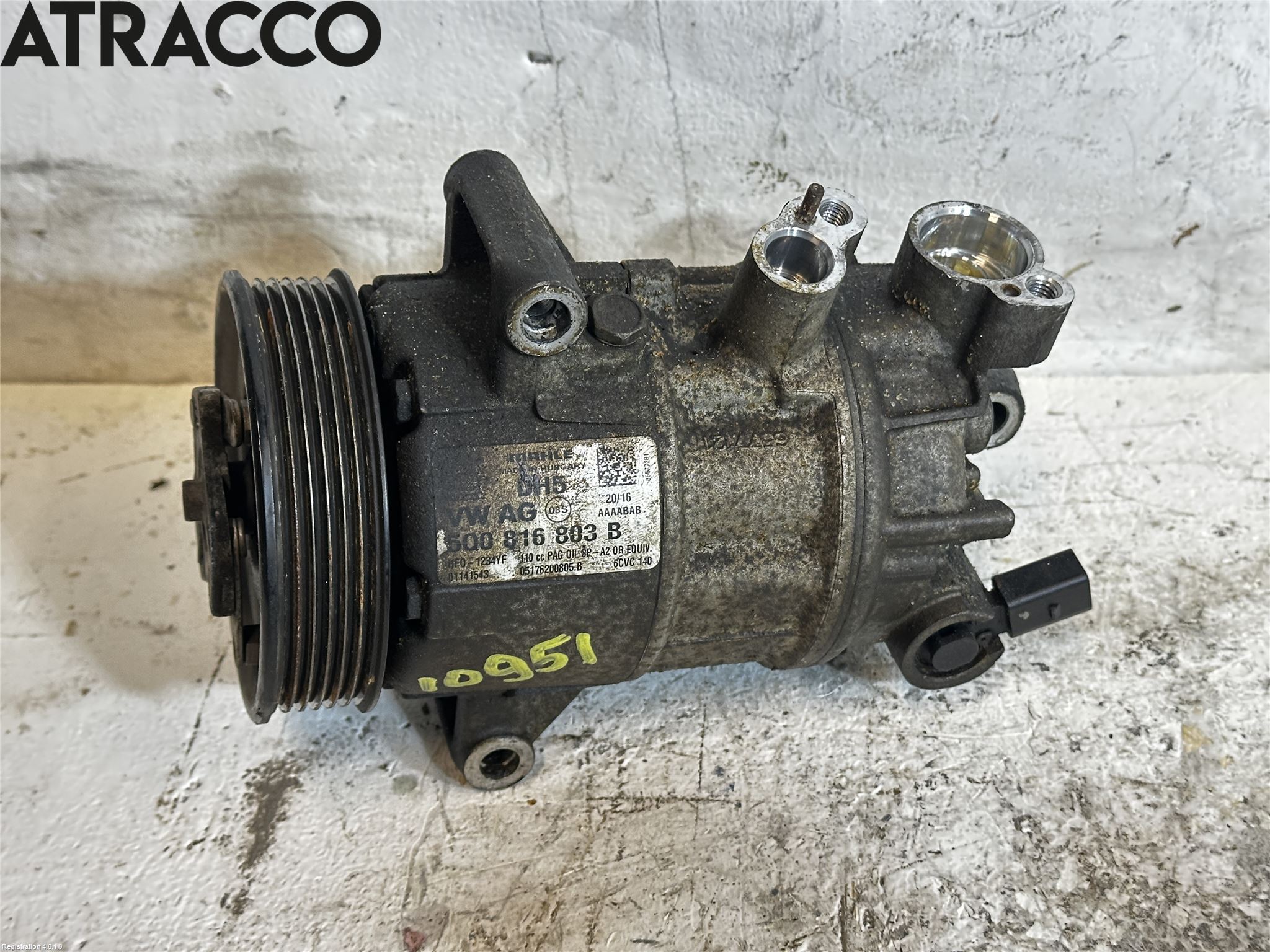 Skoda OCTAVIA (5E) 13-20 Varme Ac Kompressor