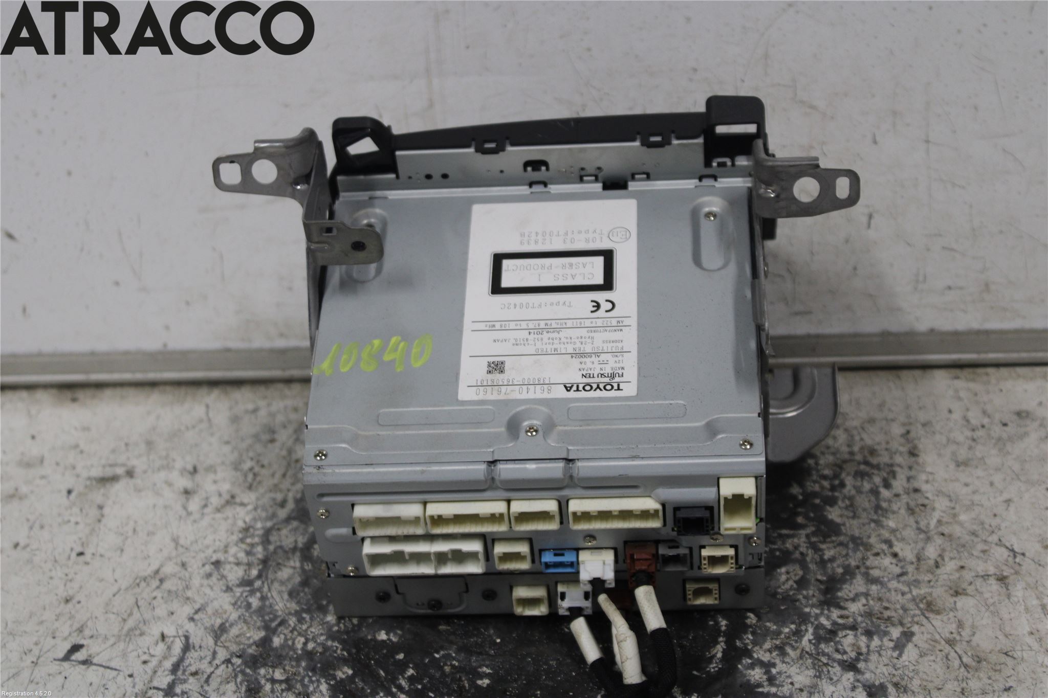 Lexus CT 200h Stereo Radio Med Cd