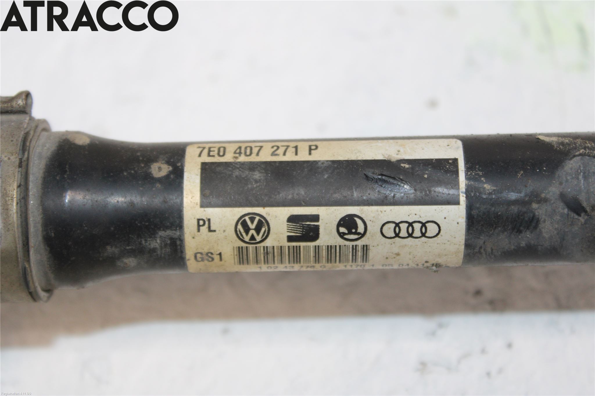 Volkswagen VW TRANSP/CARAVELLE (T6) 16-22 Drivaksel Foran Kompl Venstre