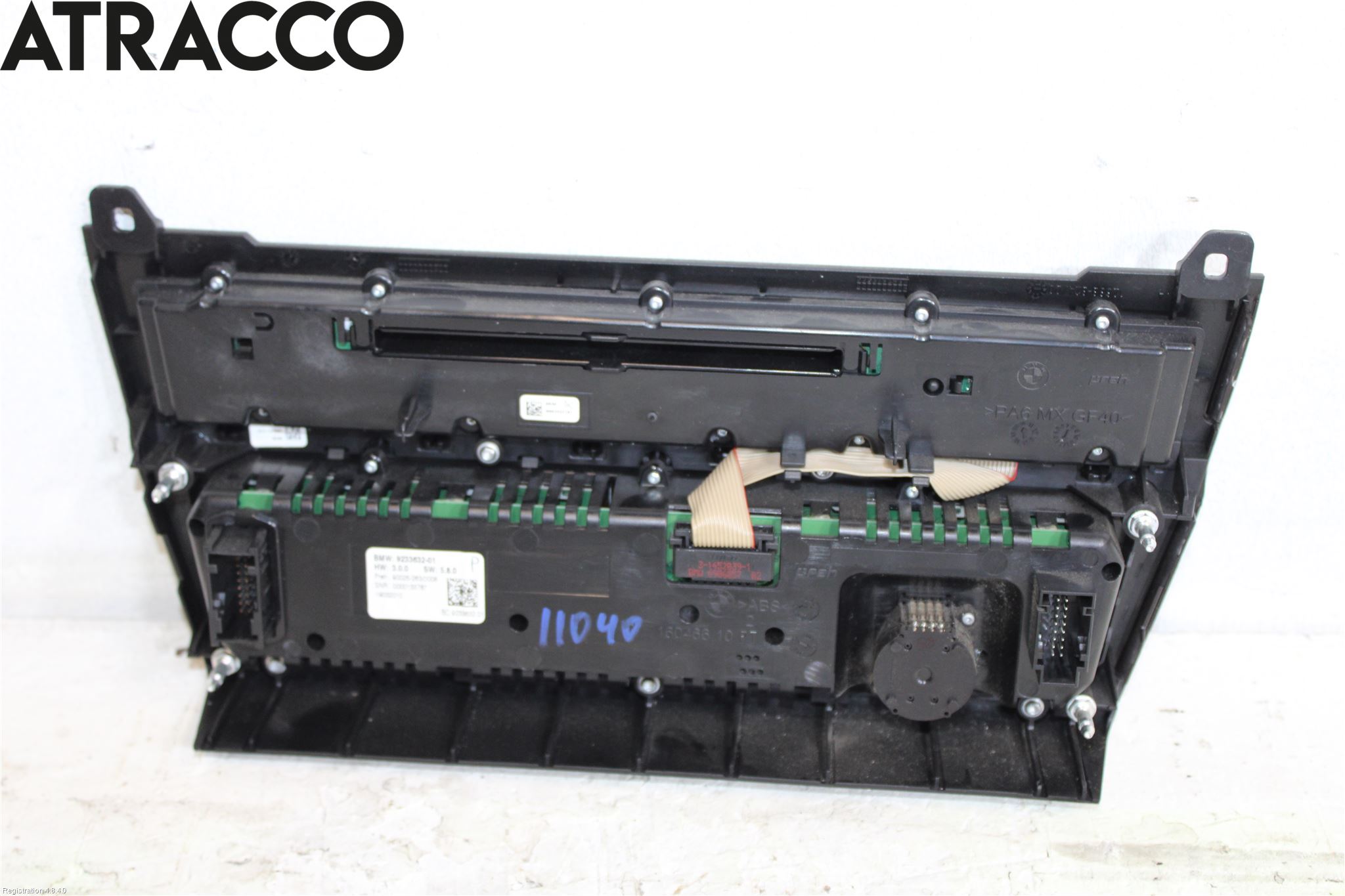 BMW 5 F10/F11/F18 09-17 Varme Ac Betjening-Display