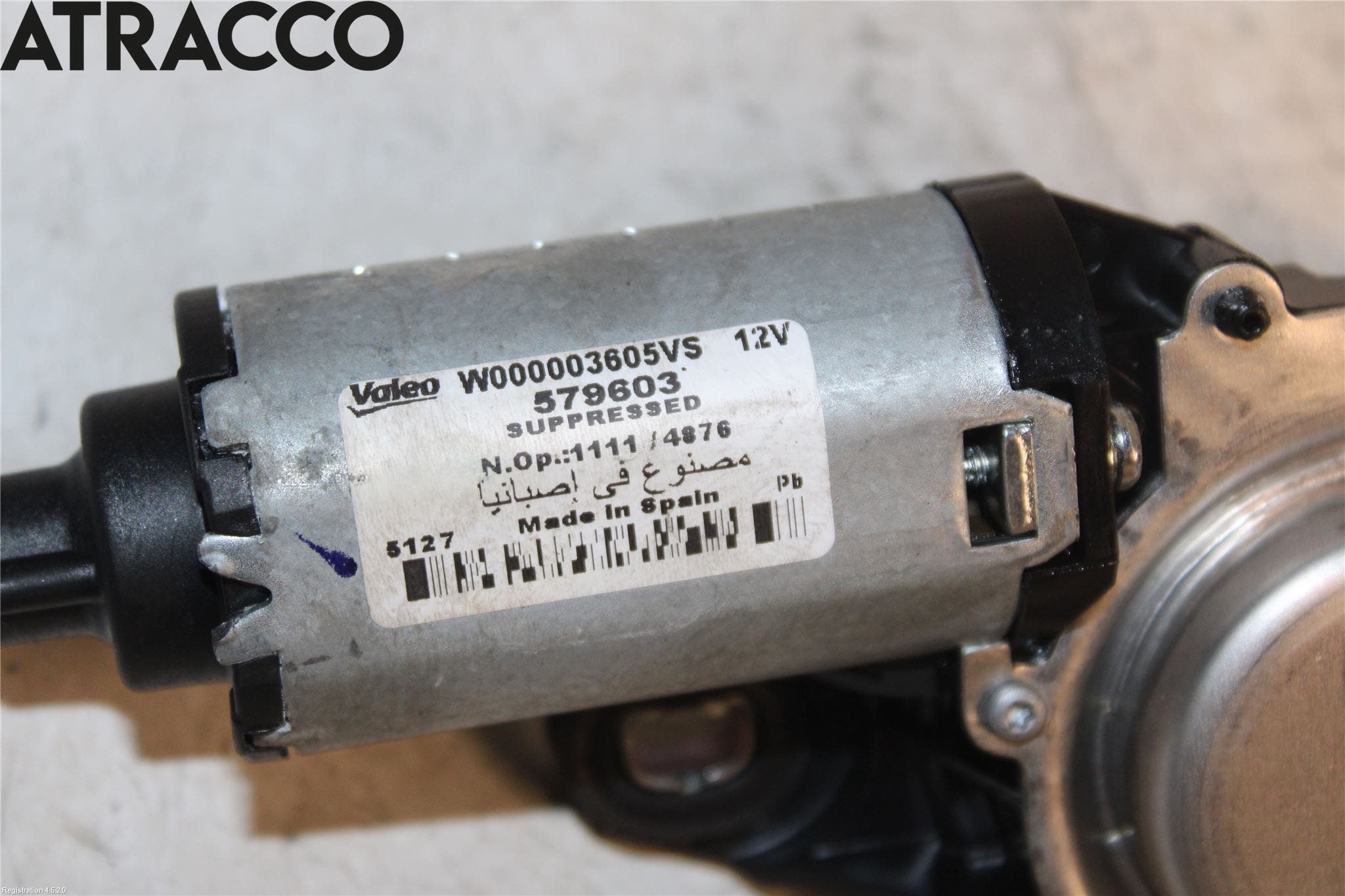 Audi A3/S3 04-05 Viskermotor Bakluke