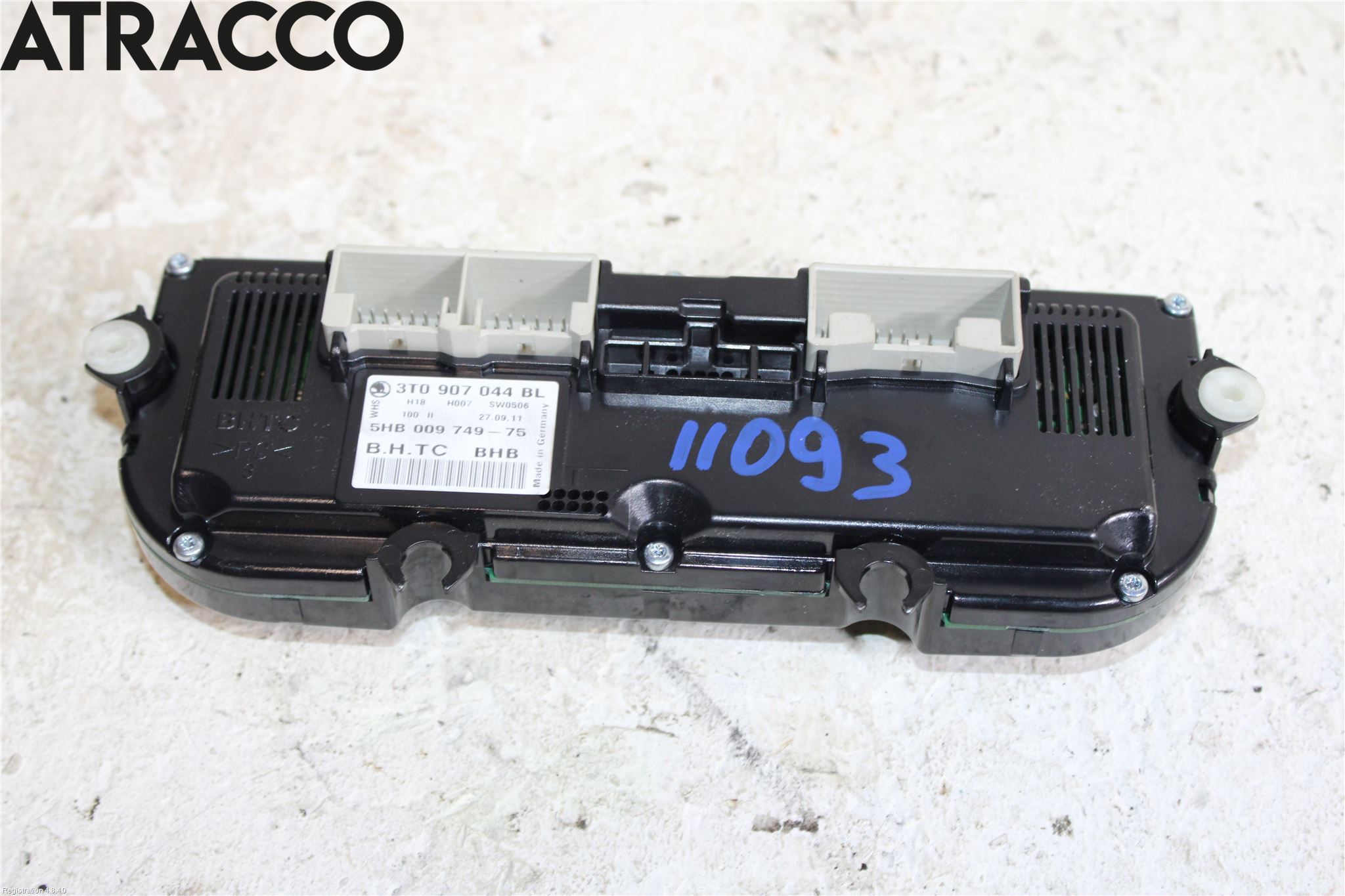 Skoda YETI Varme Ac Betjening-Display