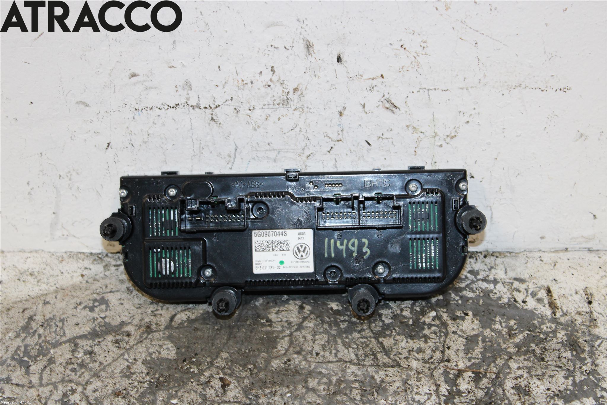 Volkswagen VW GOLF / E-GOLF VII 13-20 Varme Ac Betjening-Display