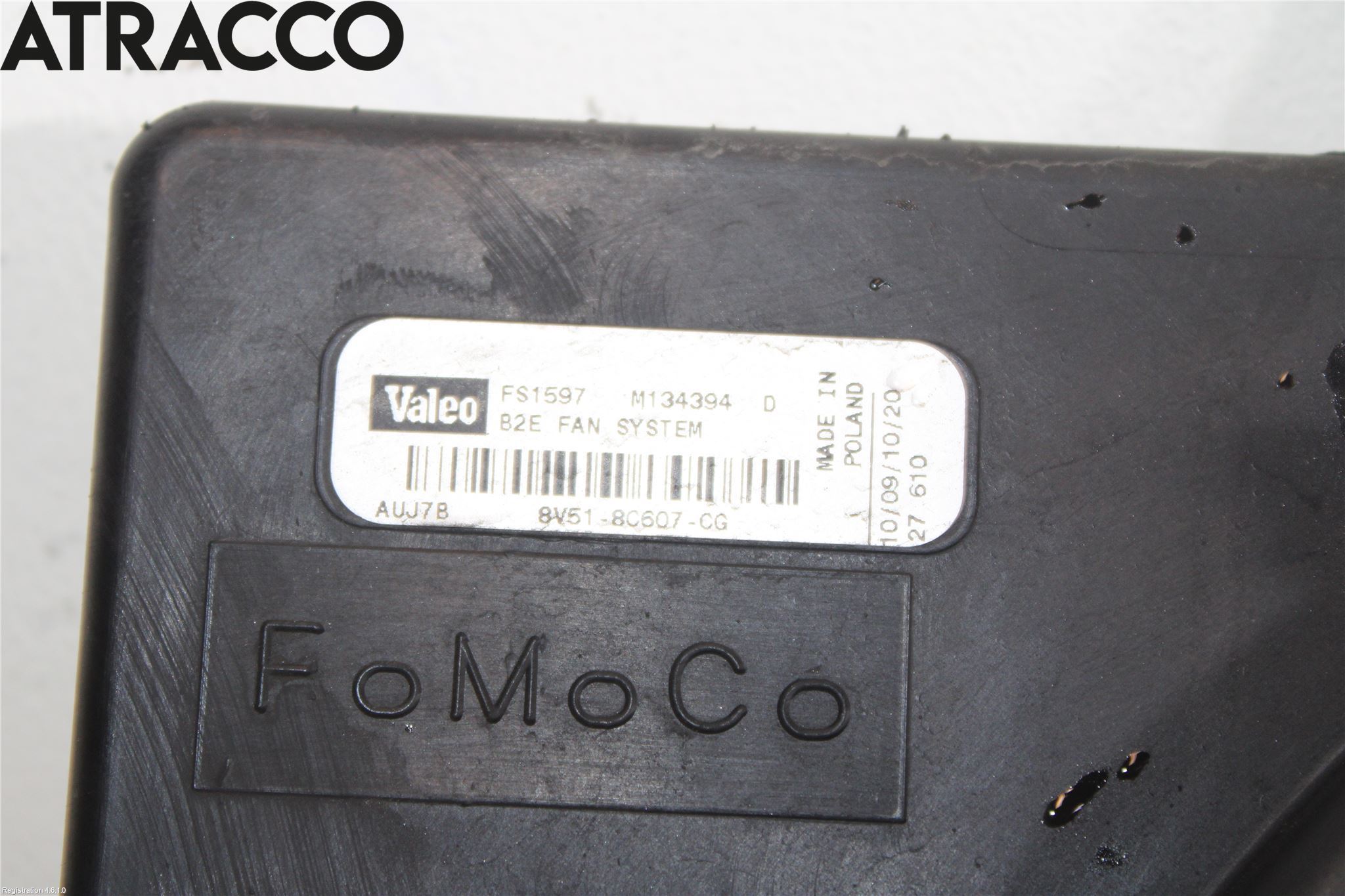 Ford FIESTA 09-12 Kjølevifte Elektrisk