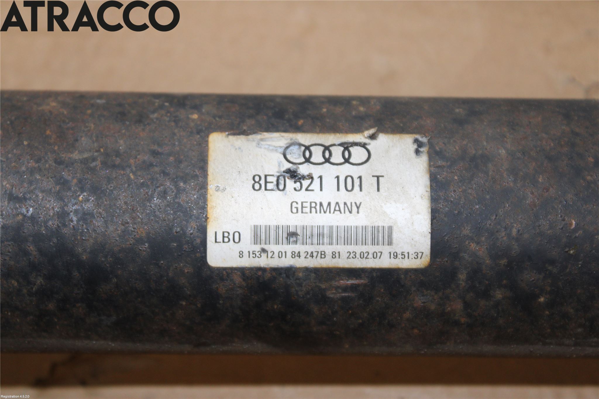 Audi A4/S4 05-07 Mellomaksel Kompl