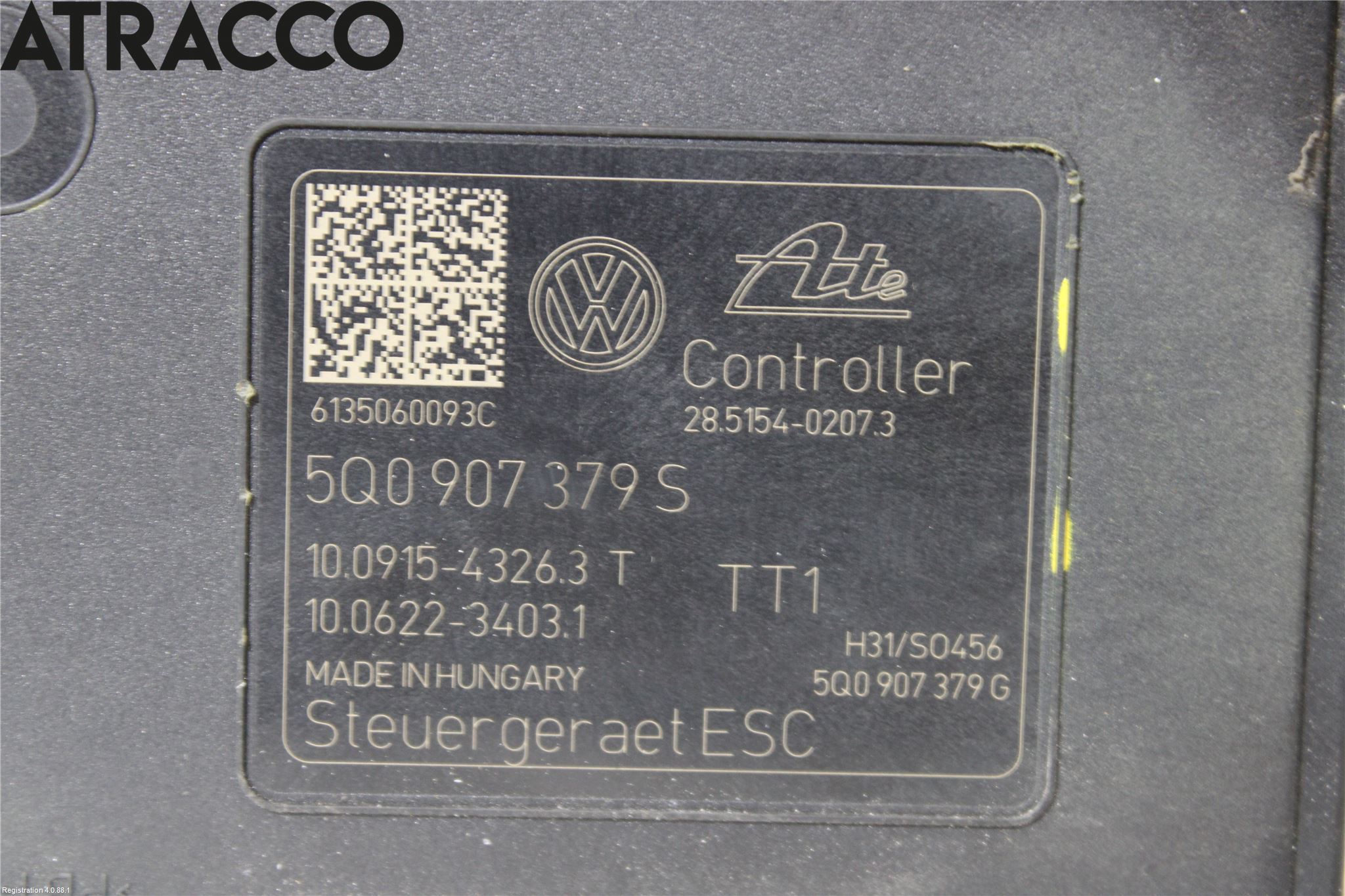 Volkswagen VW GOLF / E-GOLF VII 13-20 Abs Hydraulikkaggregat