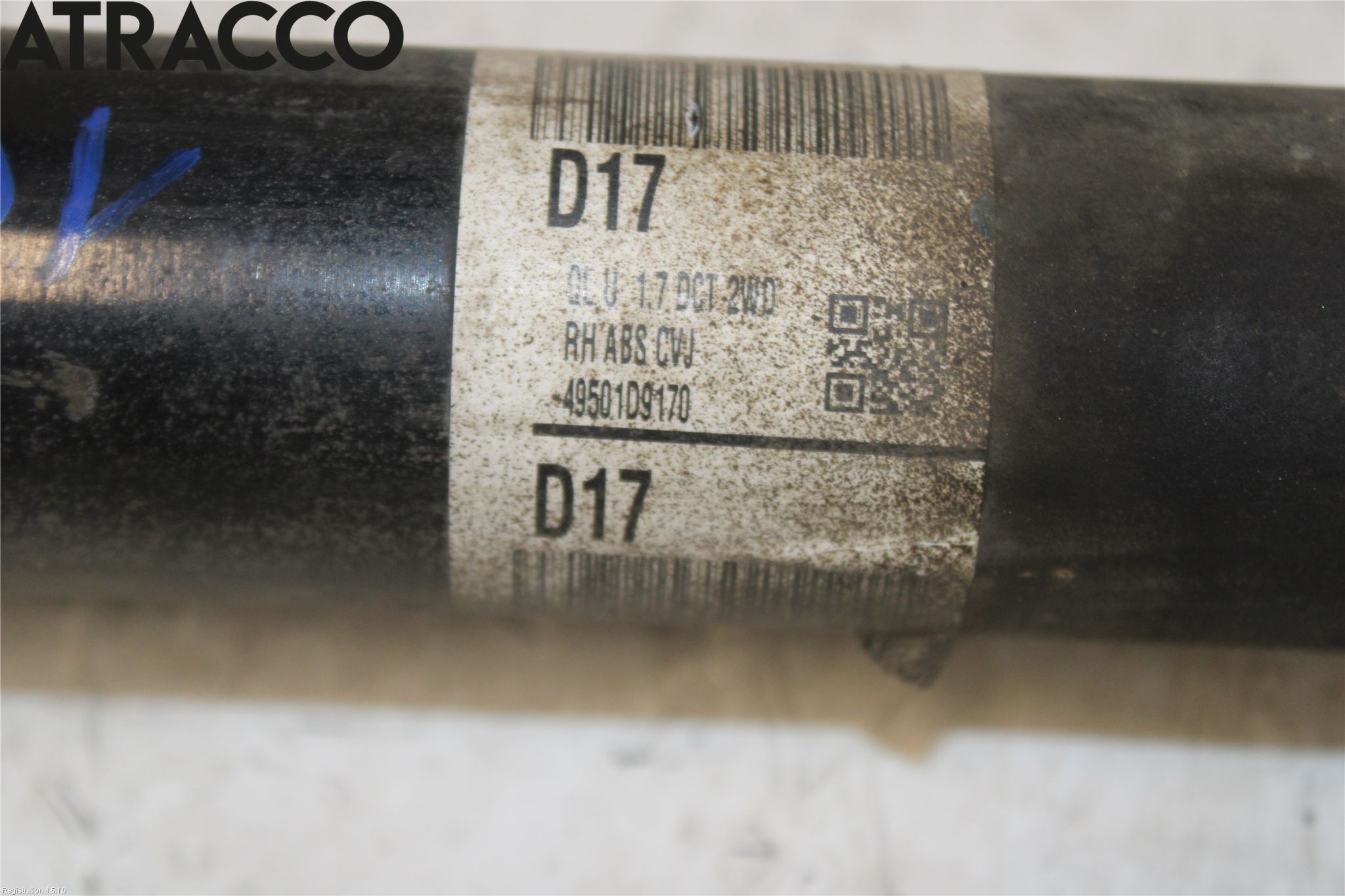 Hyundai TUCSON 05- Drivaksel Foran Kompl Høyre