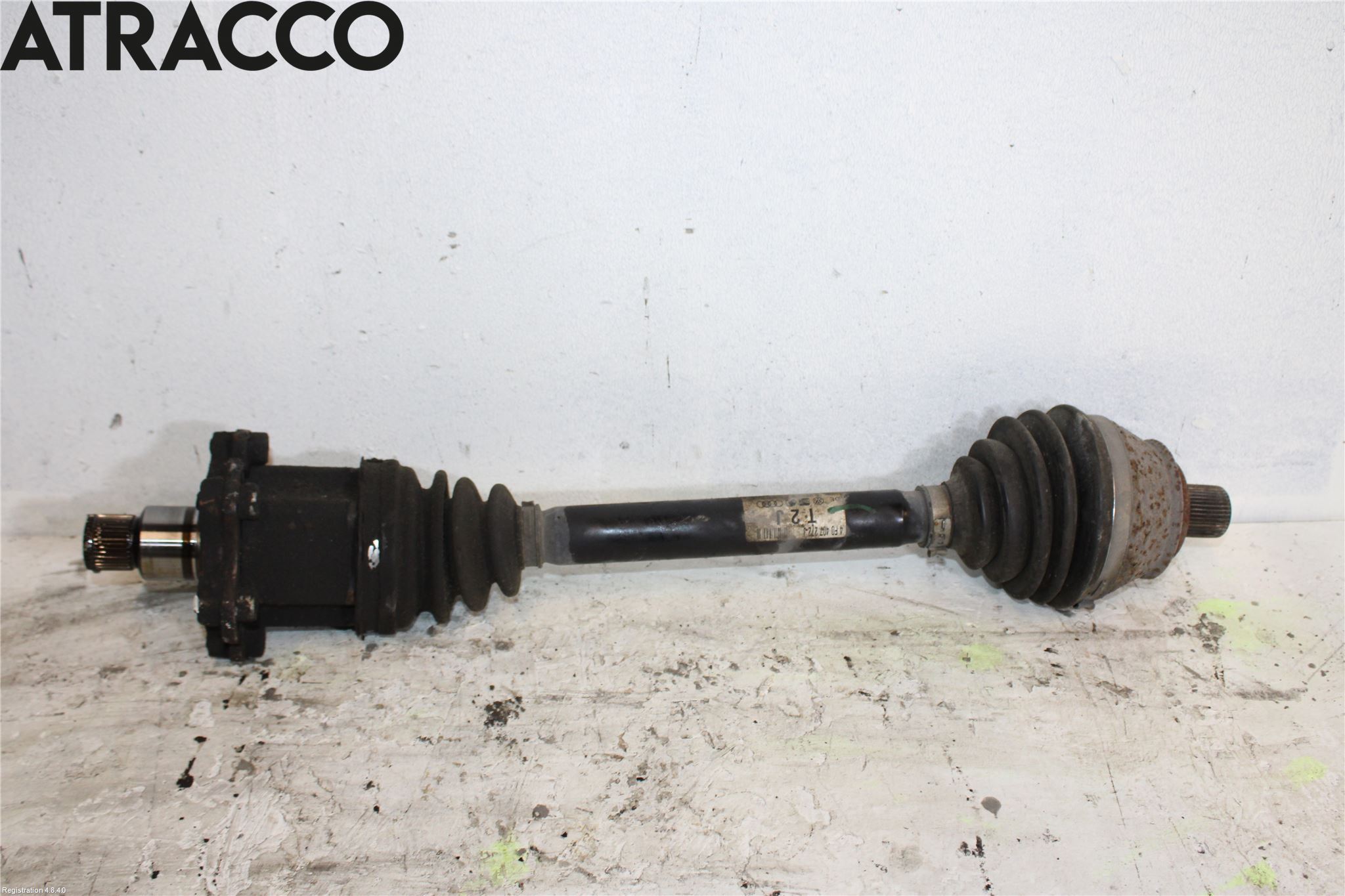 Audi A6/S6     05-11 Drivaksel Foran Kompl Høyre