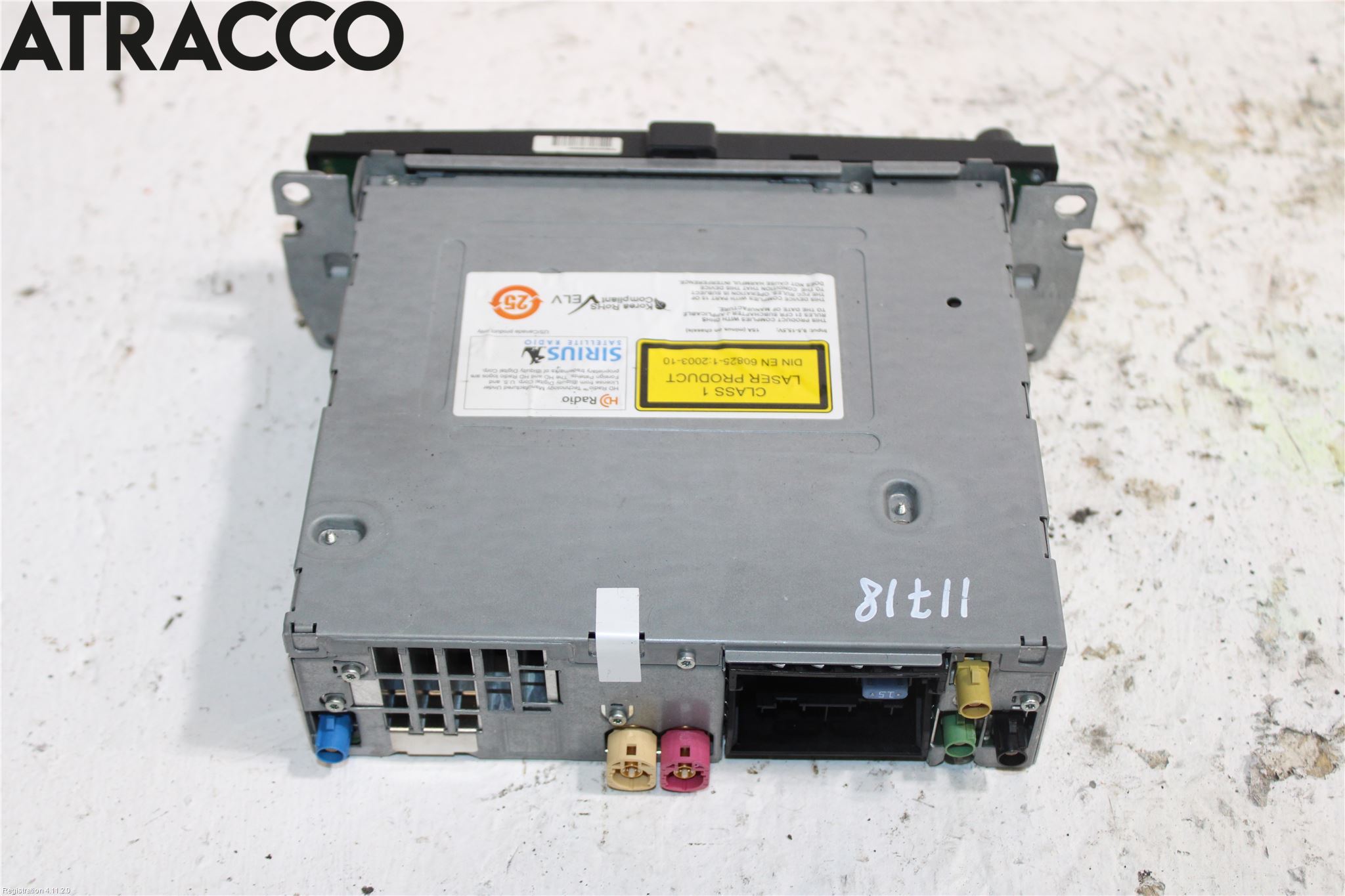 BMW X1 E84 10-15 Stereo Radio Med Cd