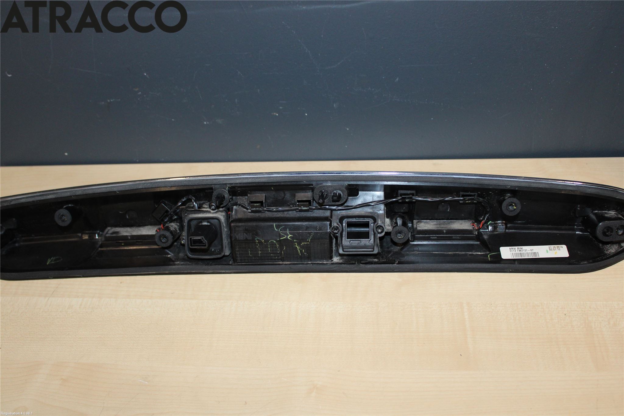 Mini ONE/COOPER 5DR F55 14-24 Bakluke Handtak Ytre