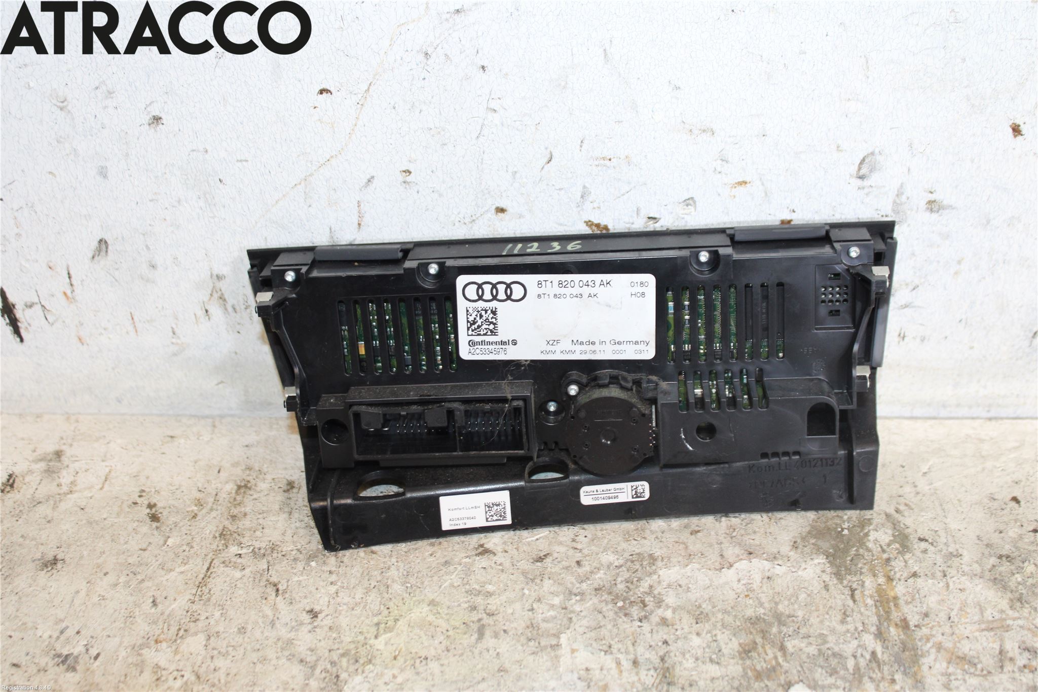 Audi A4 ALLROAD 09-16 Varme Ac Betjening-Display