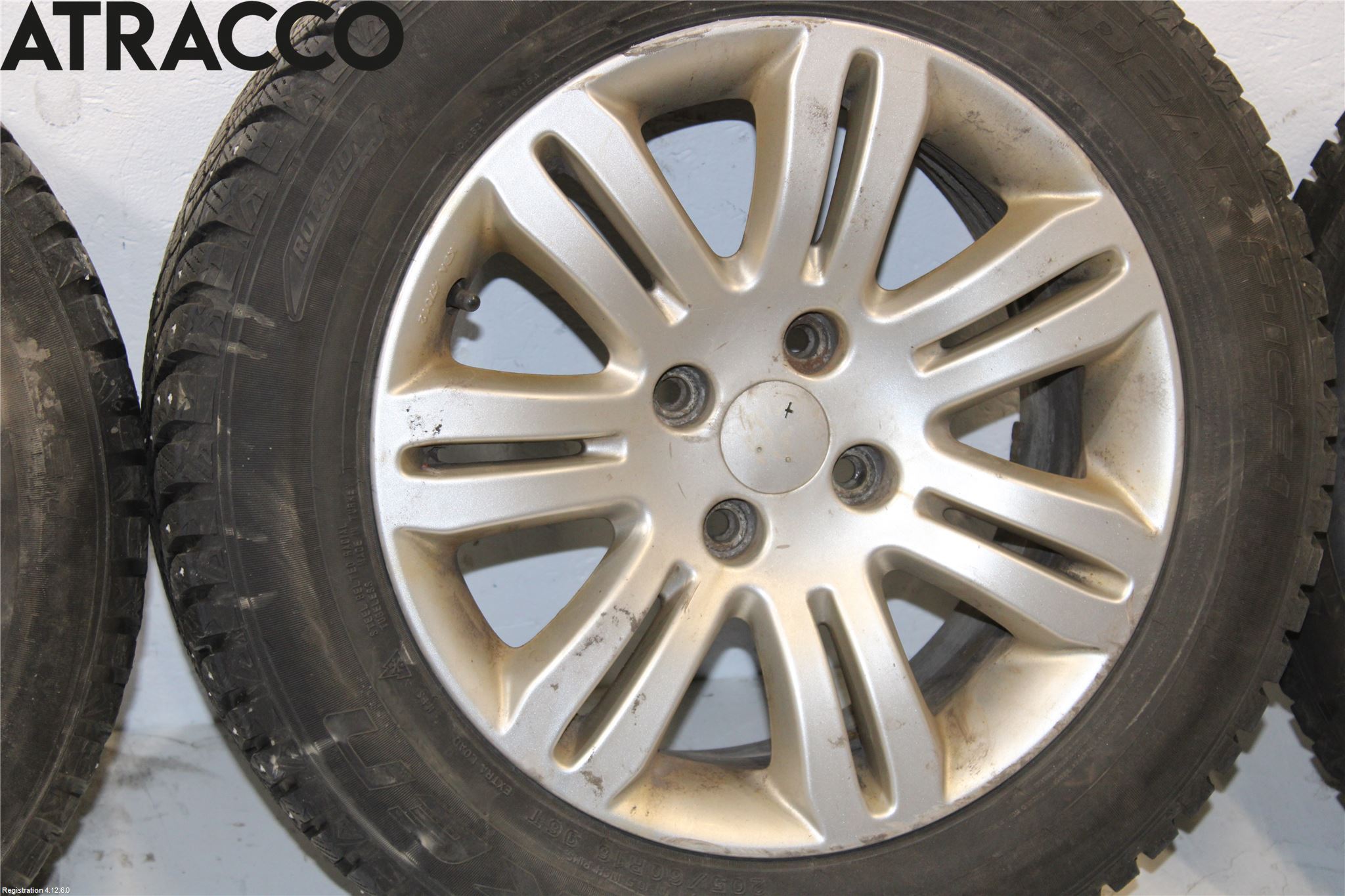 Peugeot 5008 10-16 Dekk Vinter På Alu Felg 4Stk