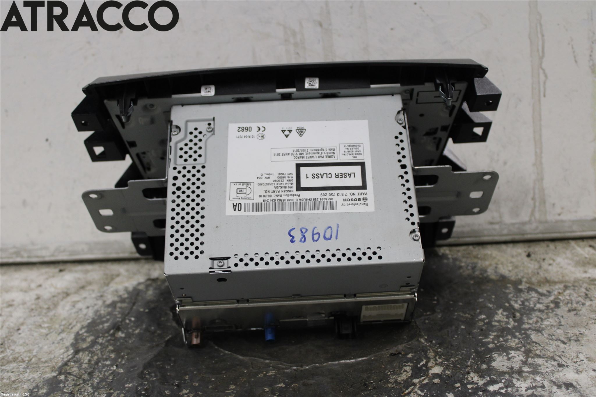 Nissan NAVARA, TREK-1 17-21 Stereo Radio Med Cd