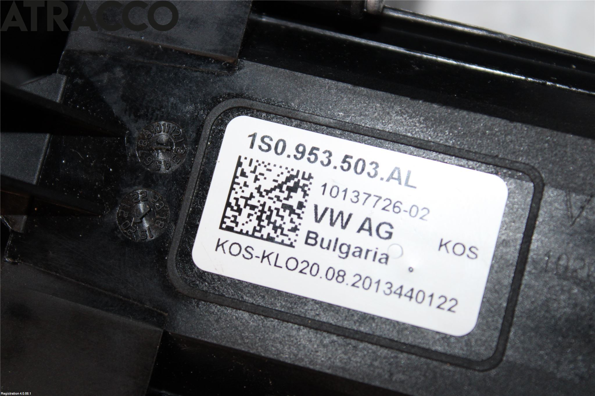 Skoda CITIGO / CITIGO E IV Bryter Ratt Kombi H Og V